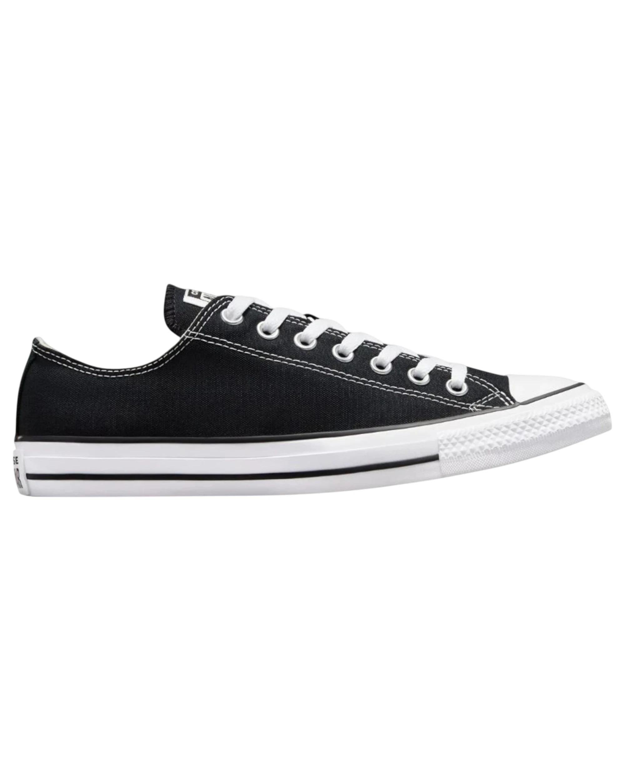 1 Converse Unisex Chuck Taylor All Star Classic Low Top Canvas Shoes BLACK, 1 of 10