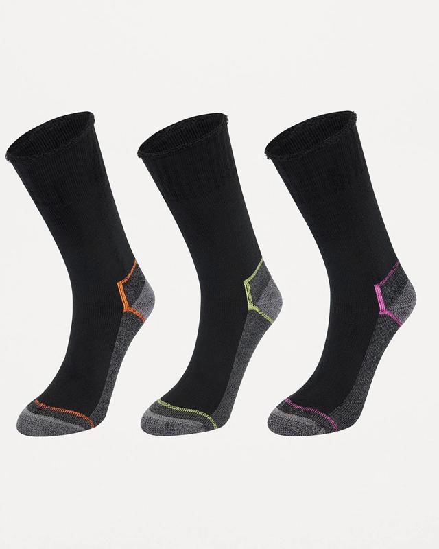 3 Pack Workwear Bamboo Crew S