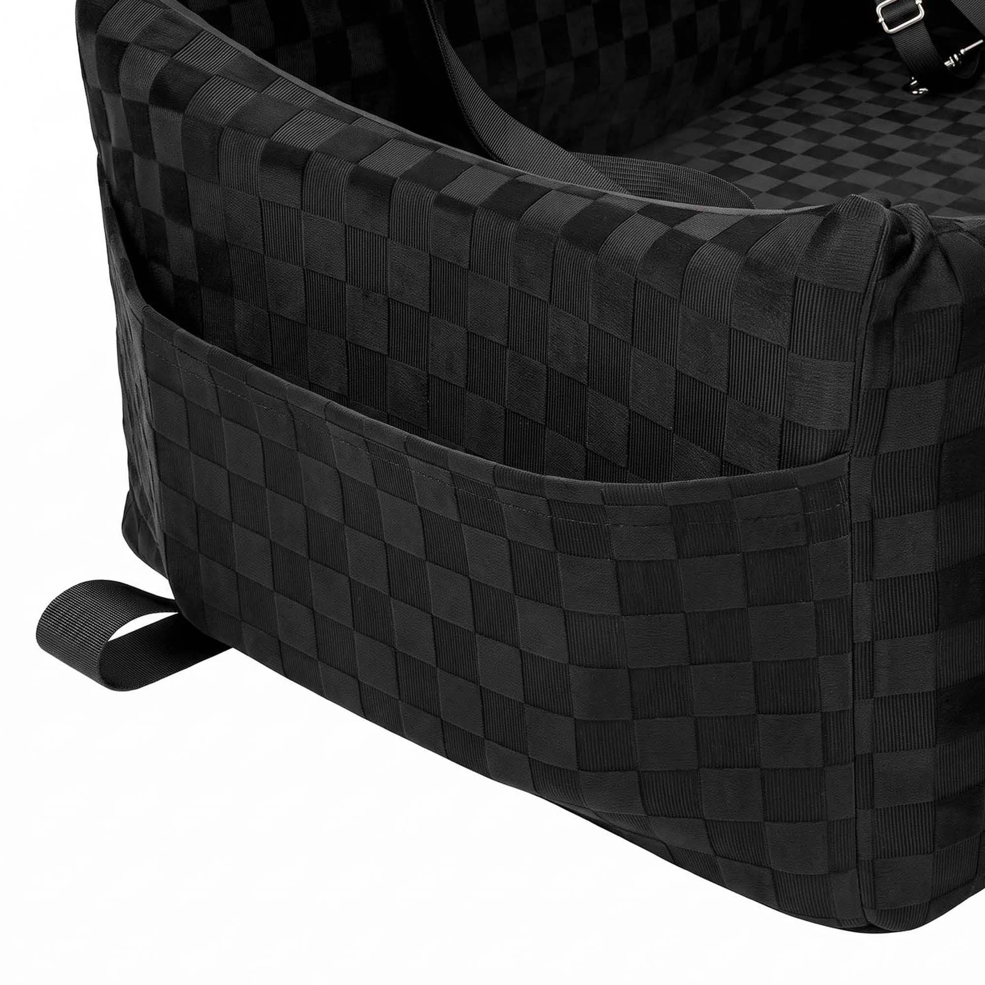 4 PaWz Dog Booster Car Seat, Elevated Pet Car Bed with Tether, Front Back, 4 of 8