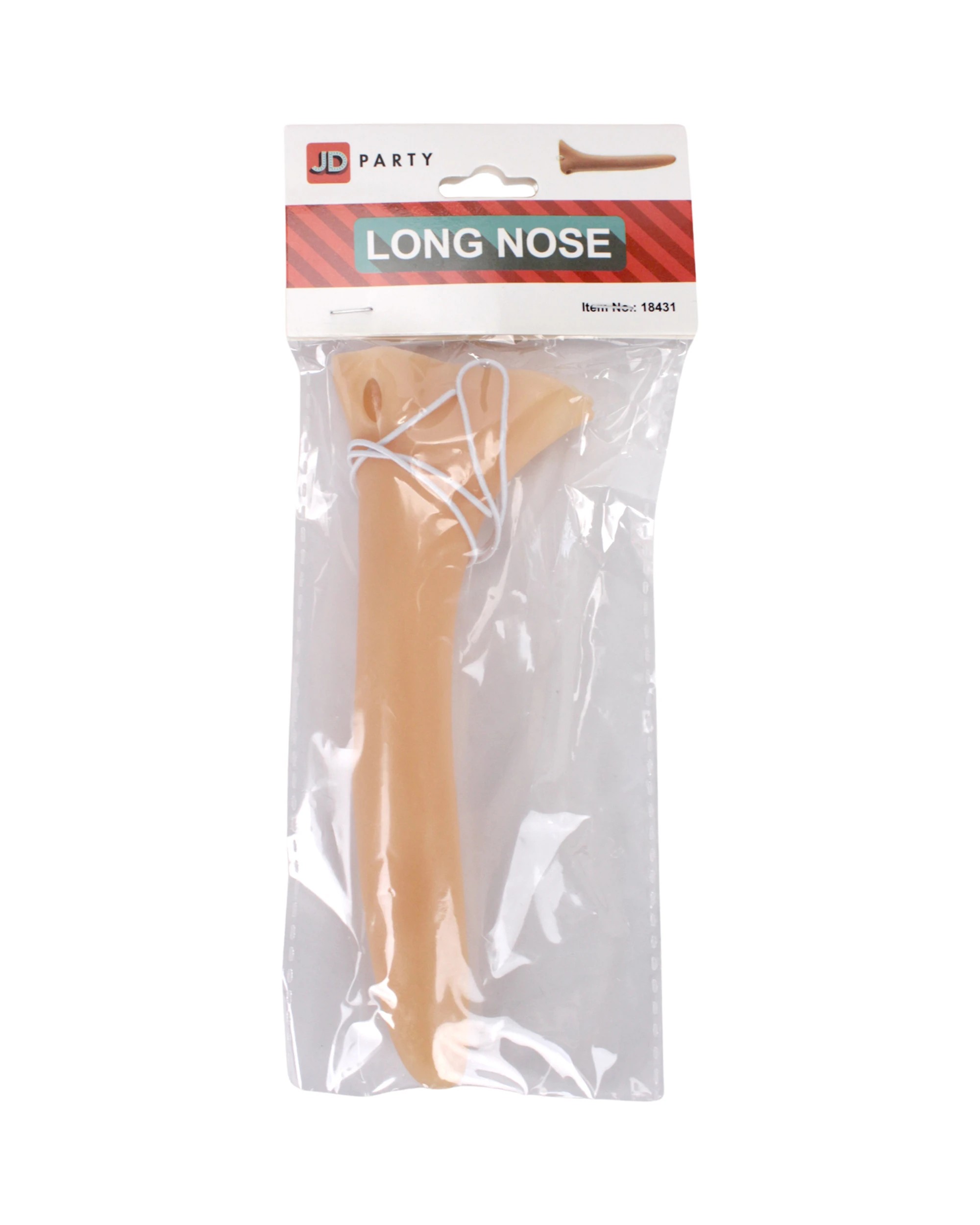 4 JD Party Long Character Nose - One Size - Beige, 4 of 5