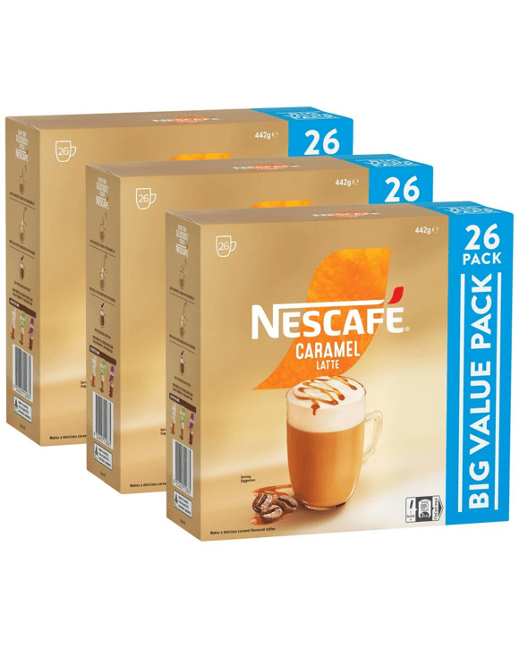 Nescafe Caramel Sachets 78 Pack