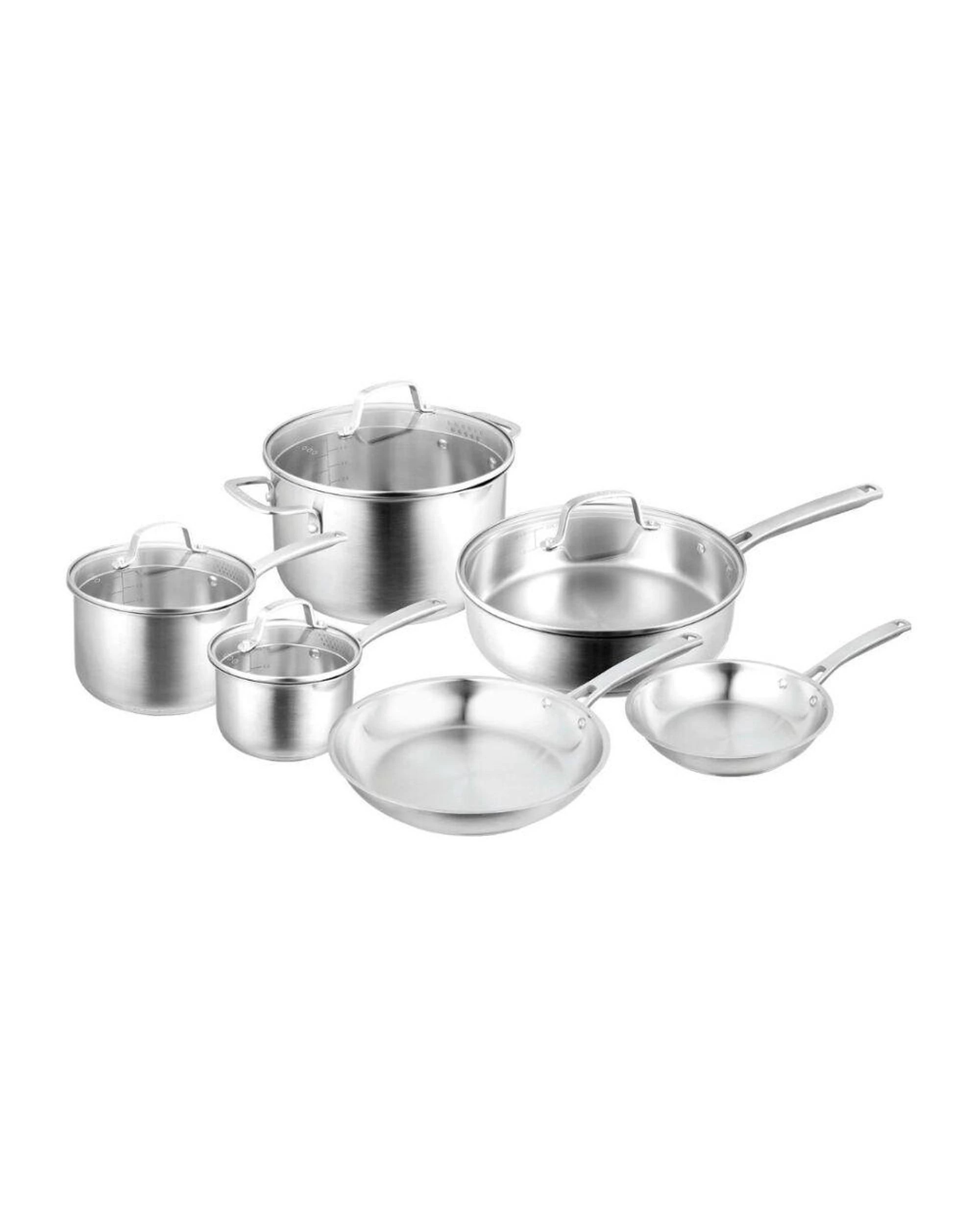 1 Pyrolux Radius Radius 85 Cookware 6 Piece Set - Silver, 1 of 1