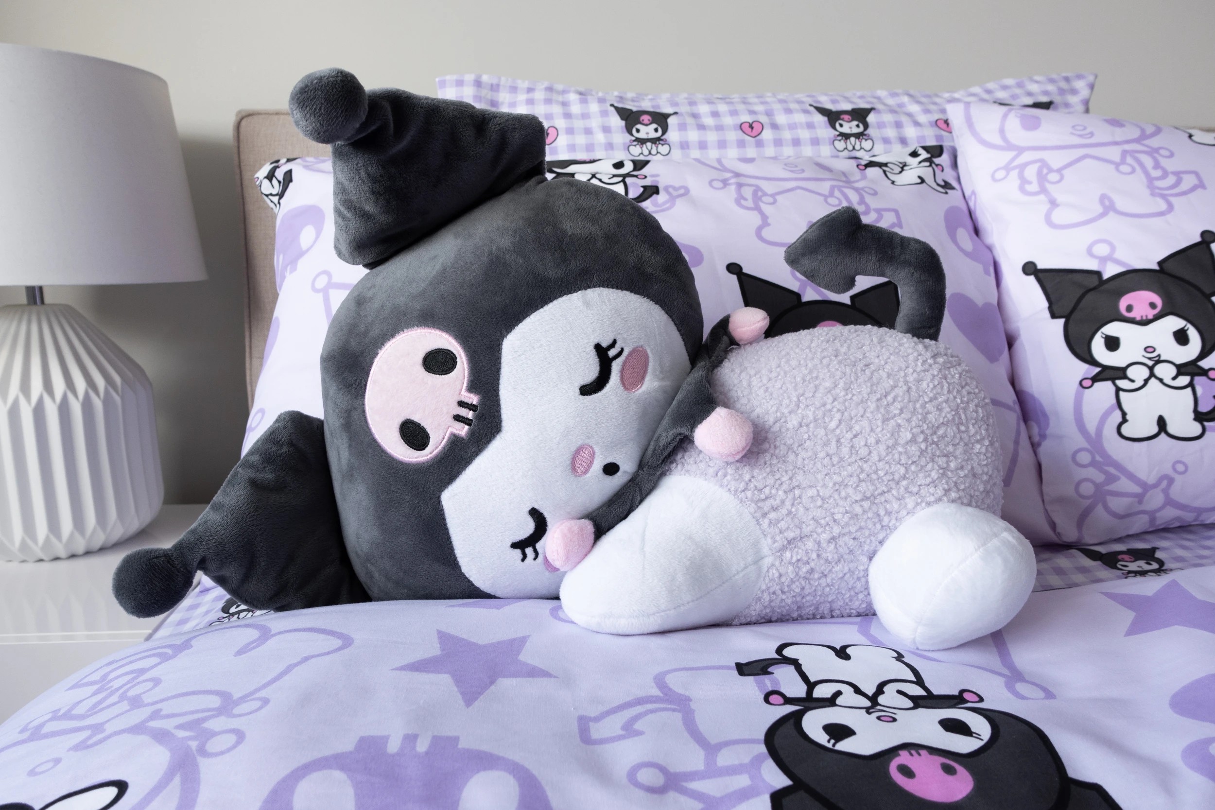 3 Hello Kitty Kuromi Sleeping Cushion - Purple, 3 of 3