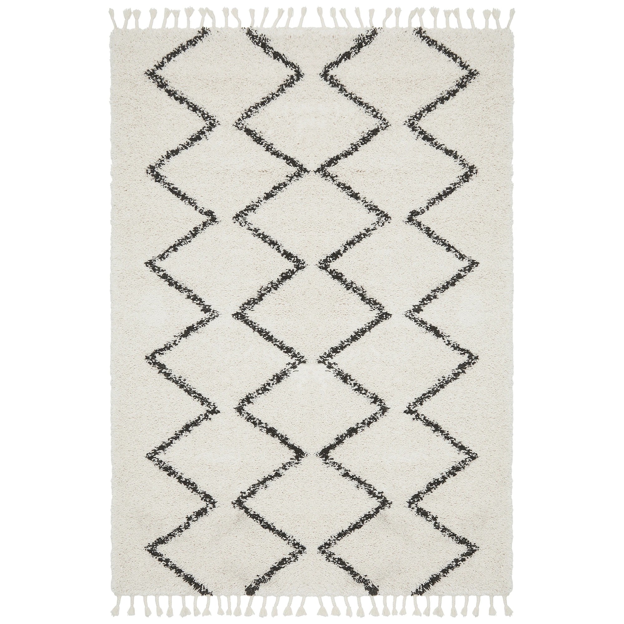 2 Common Ground Rugs Amber 11 170x120cm - Small Shag Rug - Natural, 2 of 6