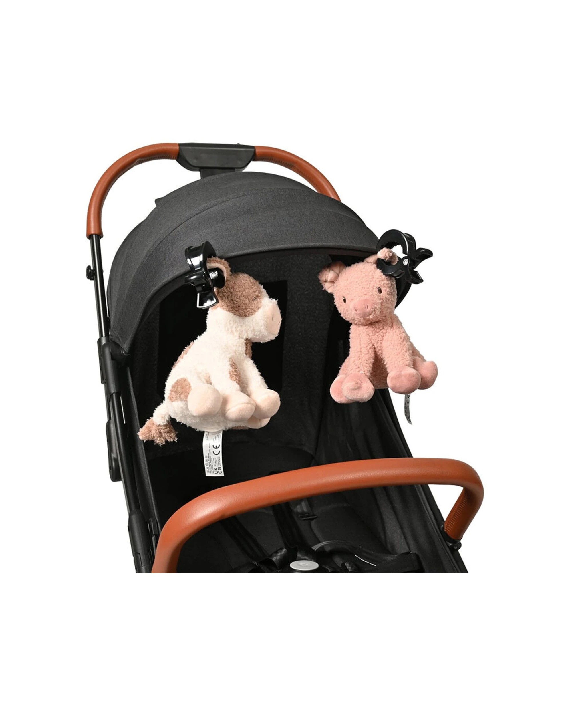 5 Childcare Stroller Clips 4 Pack Lightweight Portable Multi-Sized For Prams - Black, 5 of 8