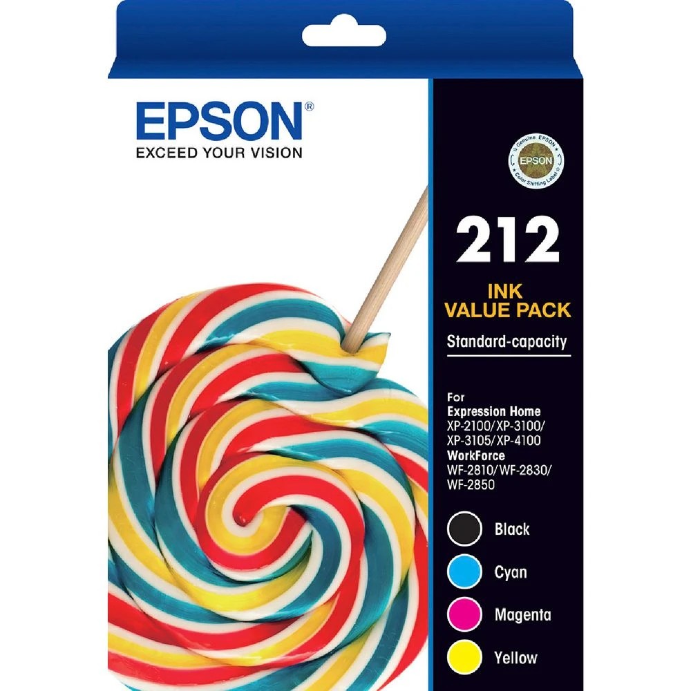 1 Epson 212 Standard Ink Value Pack, 1 of 1