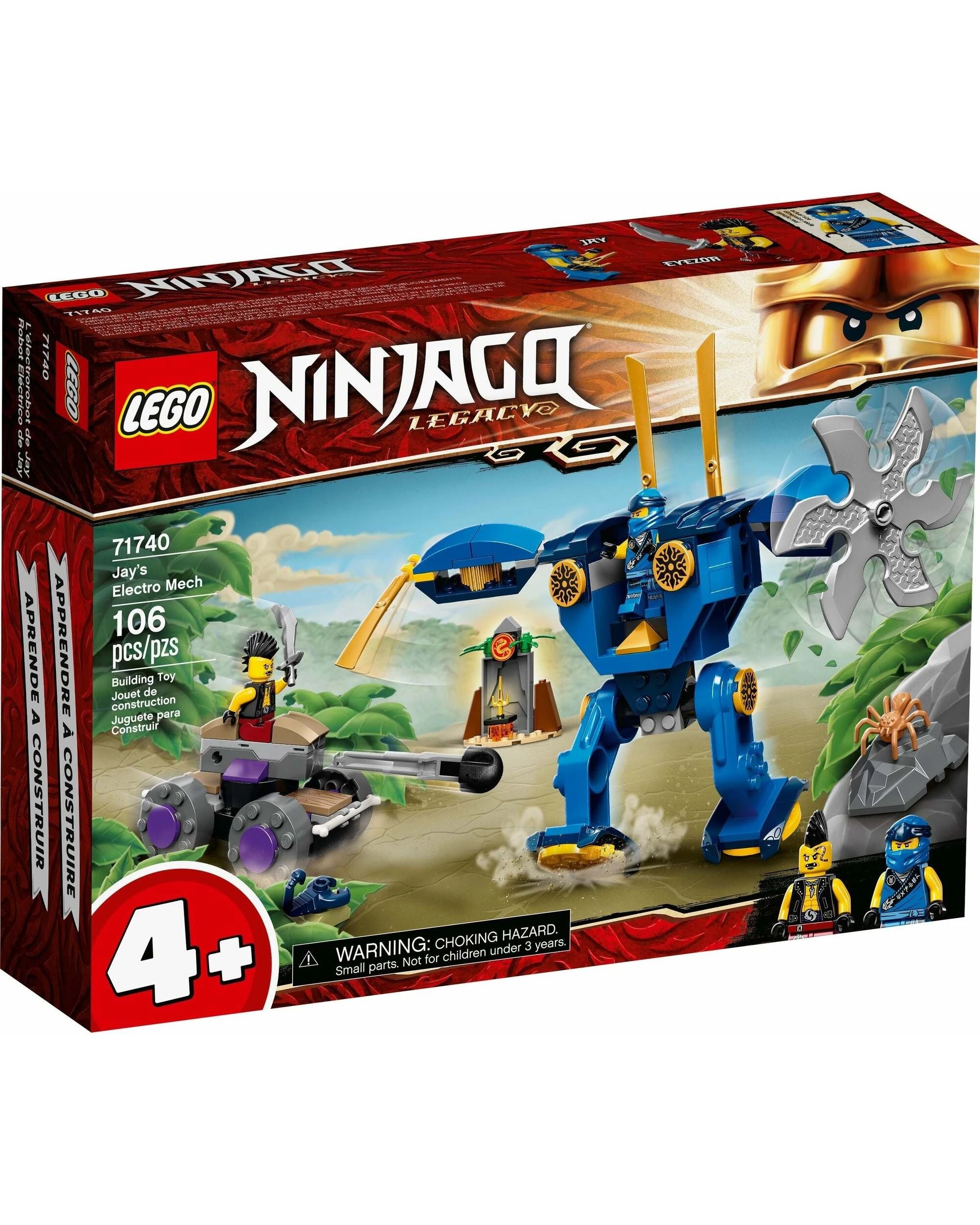 1 LEGO Ninjago 71740 Jay's Electro Mech, 1 of 5