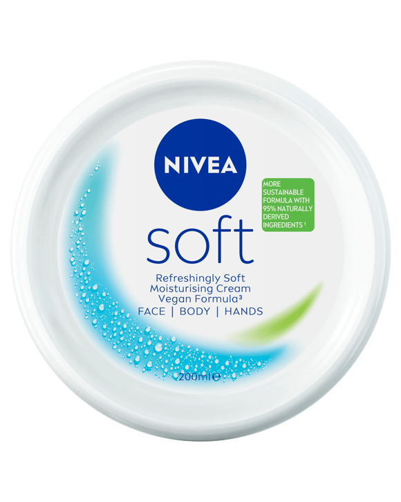 Nivea Soft Moisturising Cream 200ml - Vitamin E & Jojoba Oil