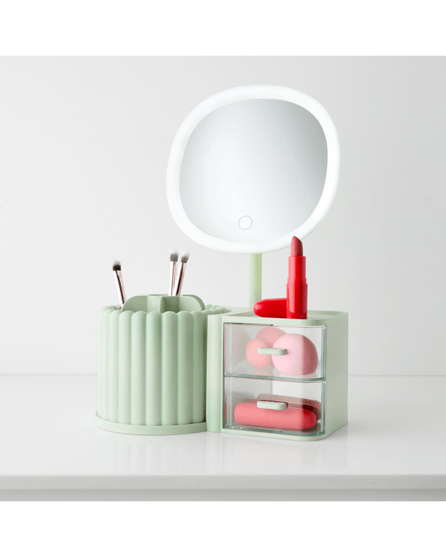 Cosmetic Organiser with Mirror - 