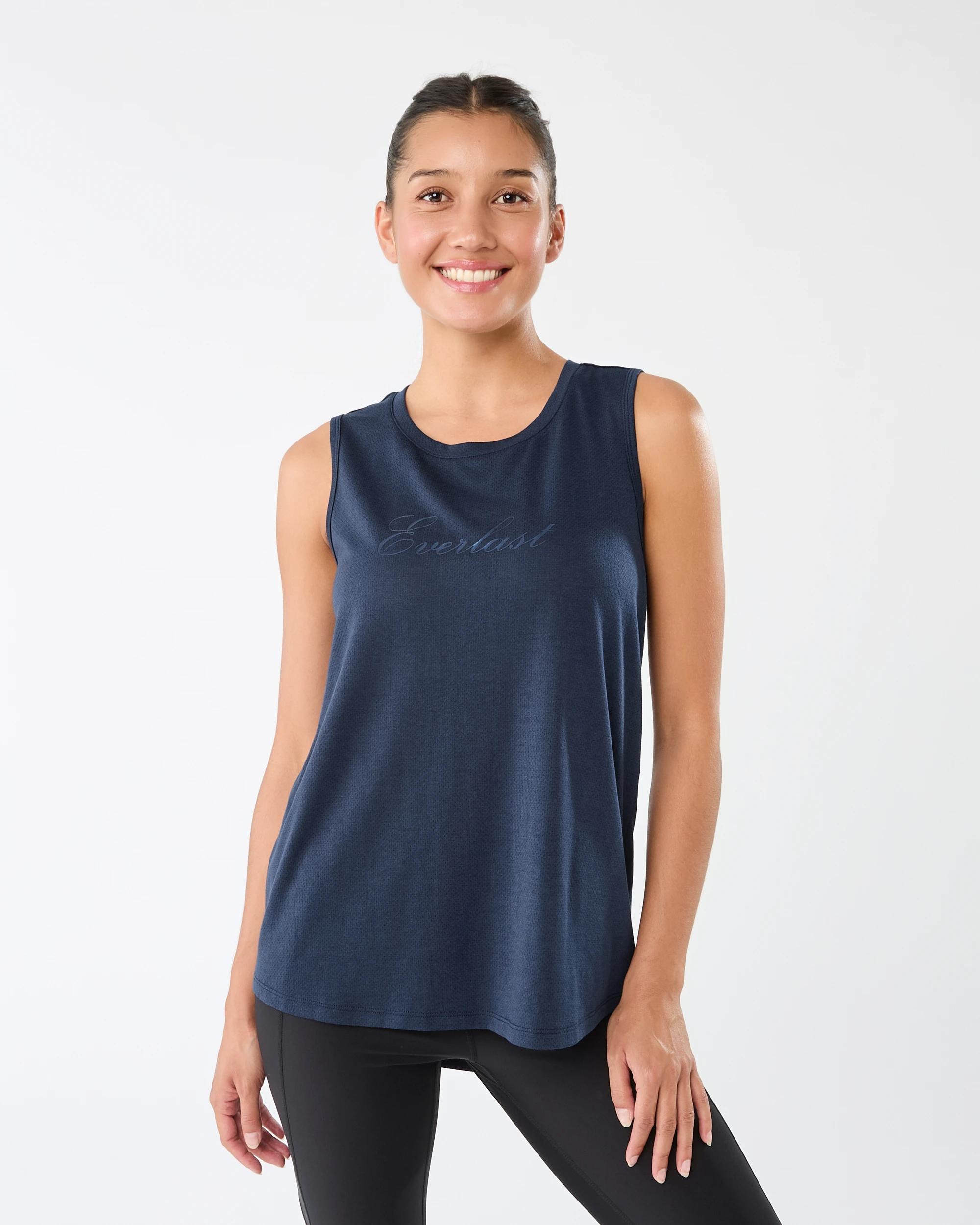 1 Everlast Womens Keyhole Tank Mood Indgo, 1 of 7