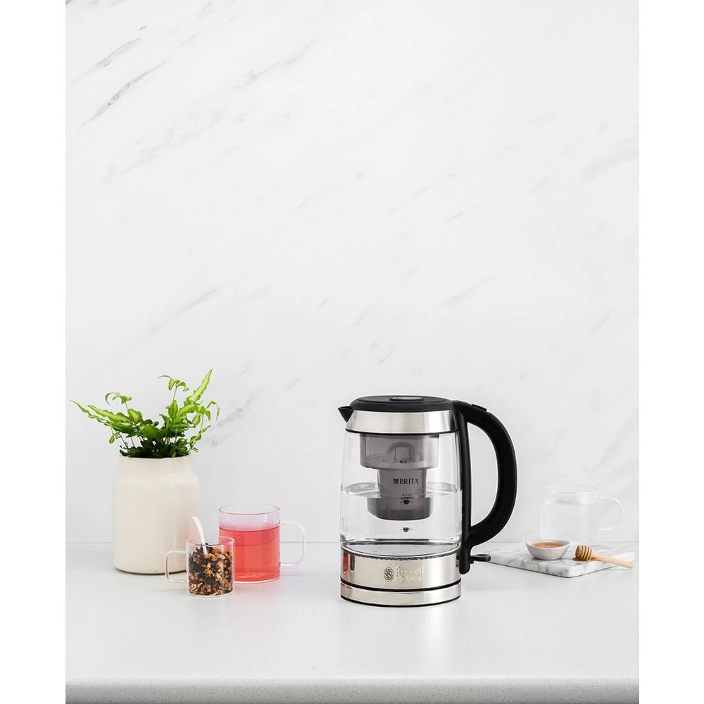 7 Russell Hobbs Brita Glass Kettle - Water Filter Kettle - Filter Reminder
 - plain, 7 of 7
