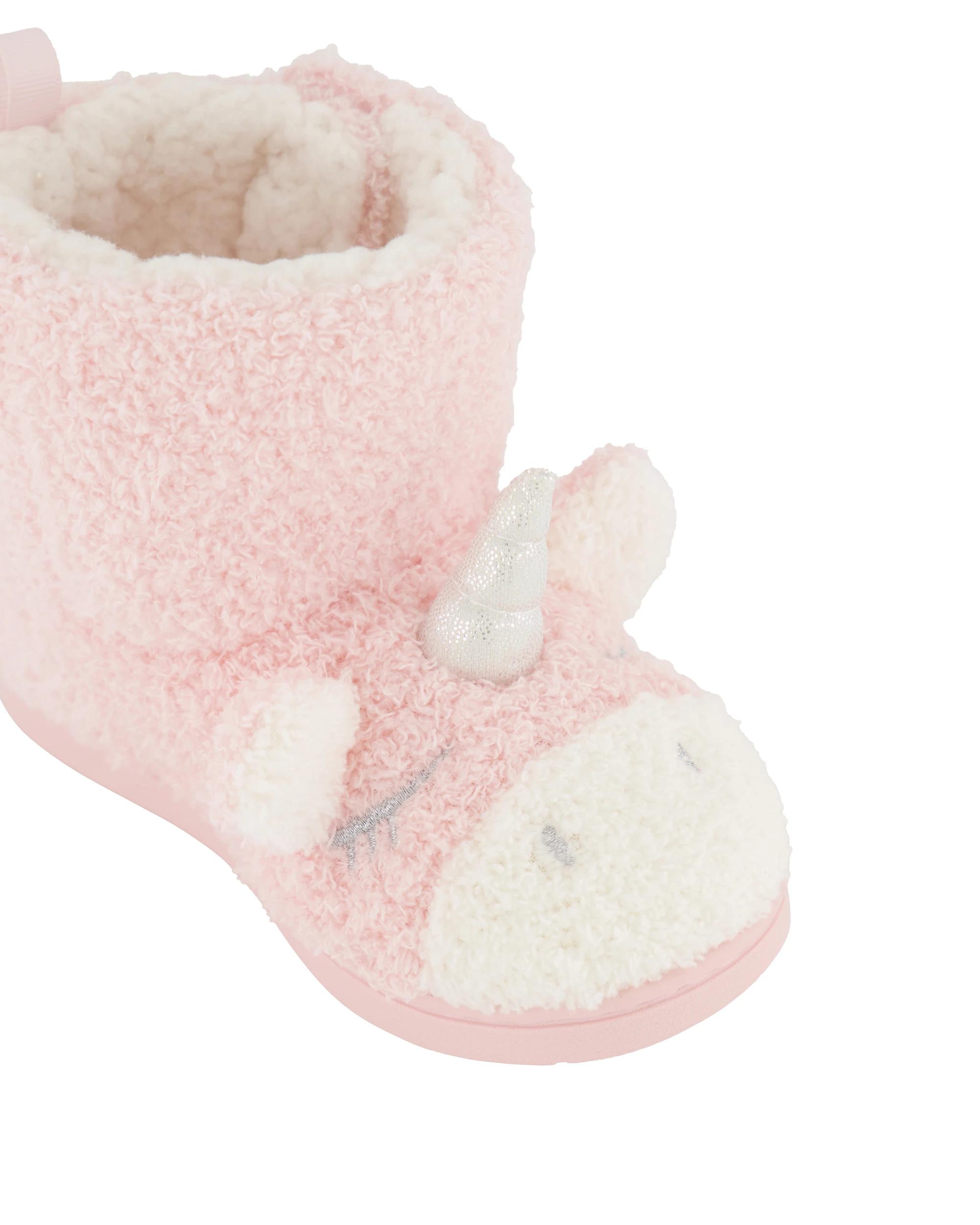 4 Junior Novelty Slipper Boots Unicorn, 4 of 4