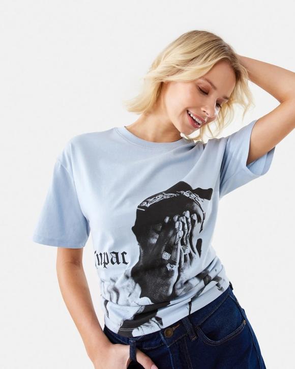 Tupac License Short Sleeve T-shirt