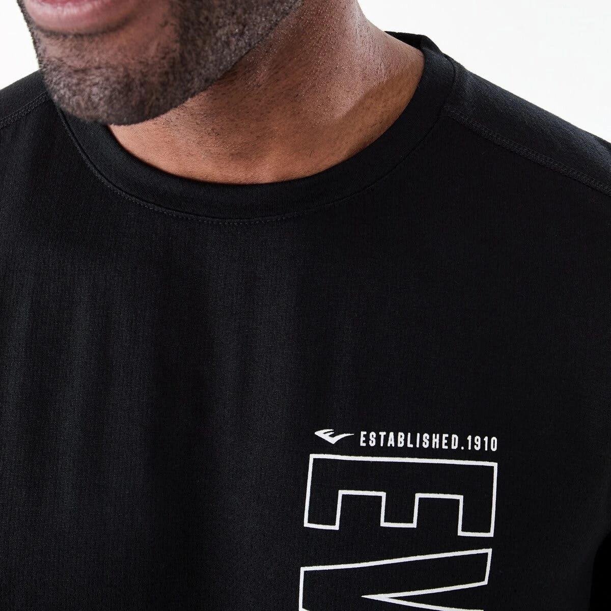 5 Everlast Mens Mesh T-shirt EVERLAST BLACK, 5 of 7