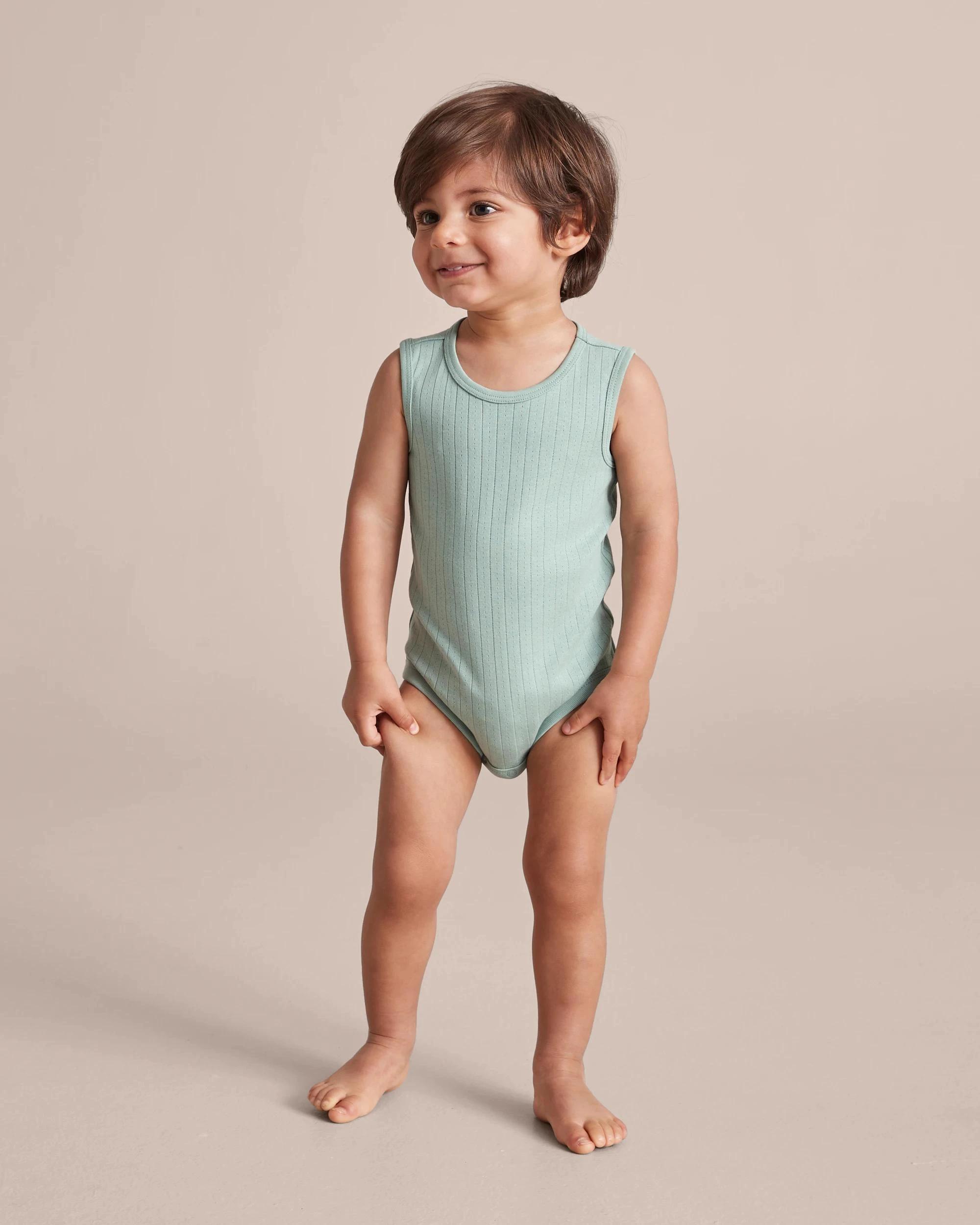 1 Target Baby Organic Cotton Pointelle Bodysuit JADEITE GREEN, 1 of 9