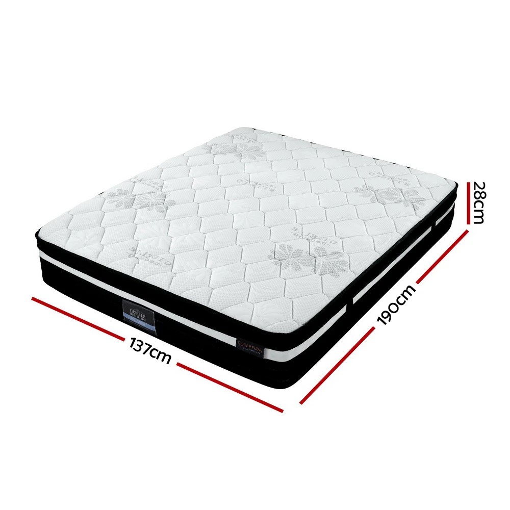 2 Giselle Bedding 28cm Mattress Super Firm Double - Multi, 2 of 7
