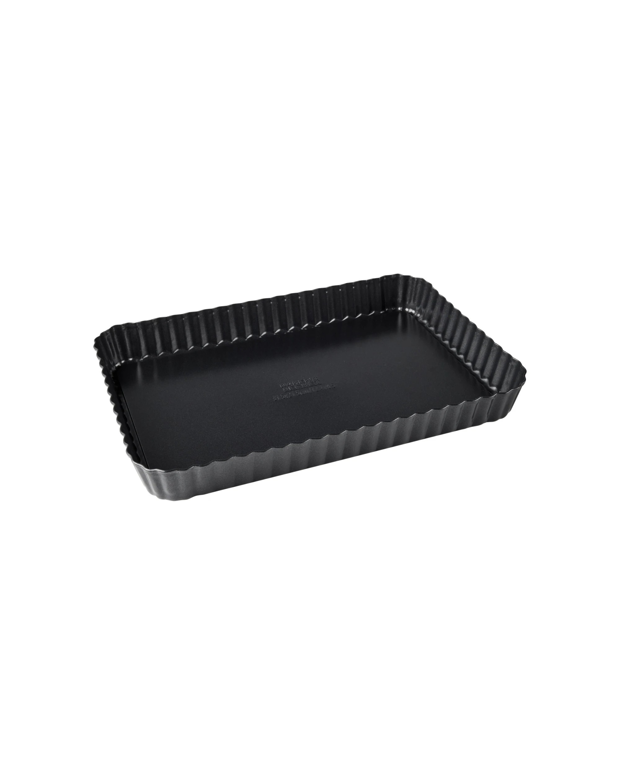 1 Bakers Secret Ultimate Non Stick Loose Base Rectangular Tart Quiche Pan 31.5x21.5cm - Black, 1 of 5