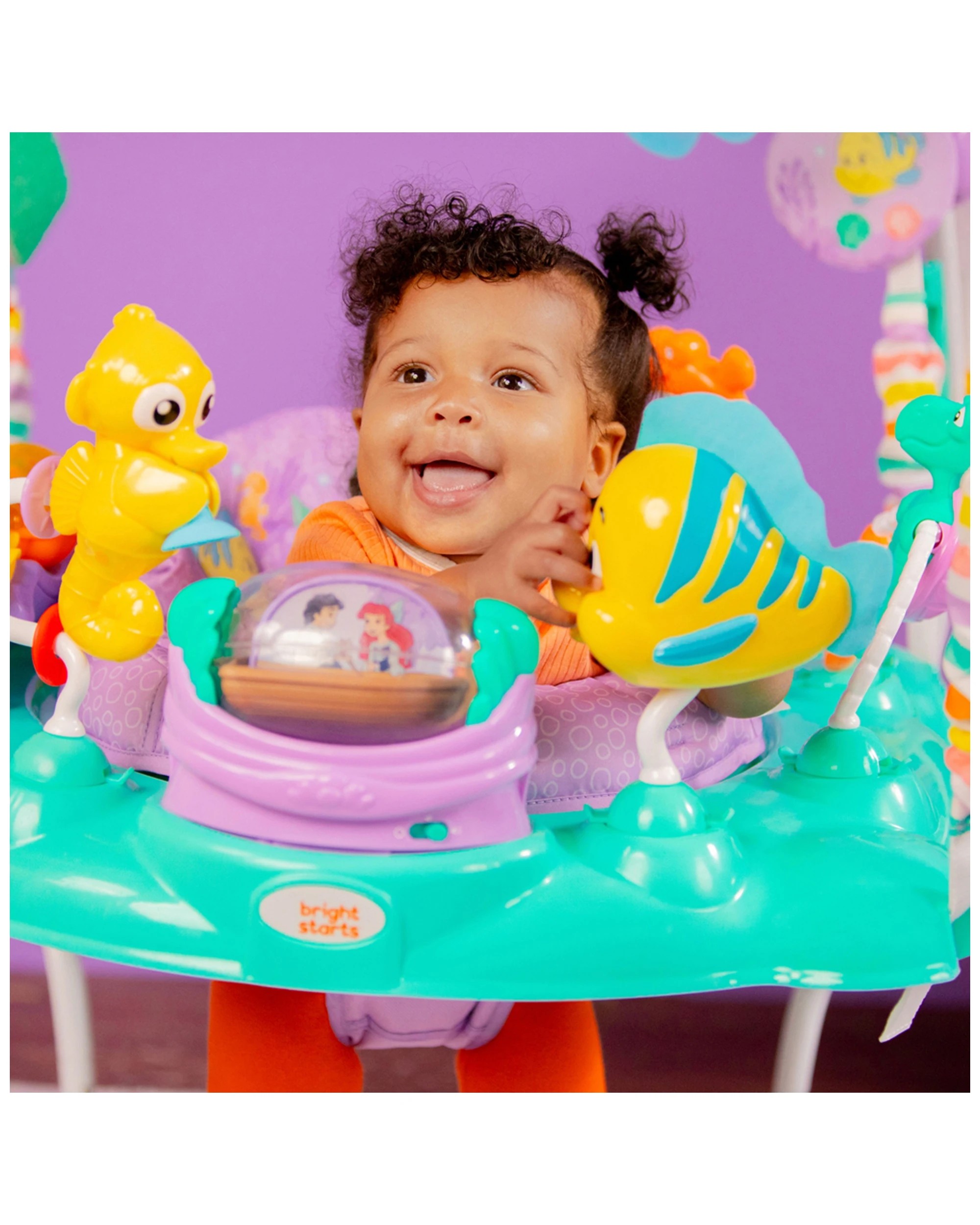 5 Bright Starts Disney The Little Mermaid Sea Of Activities Baby Jumper 6m Plus - Multi, 5 of 6