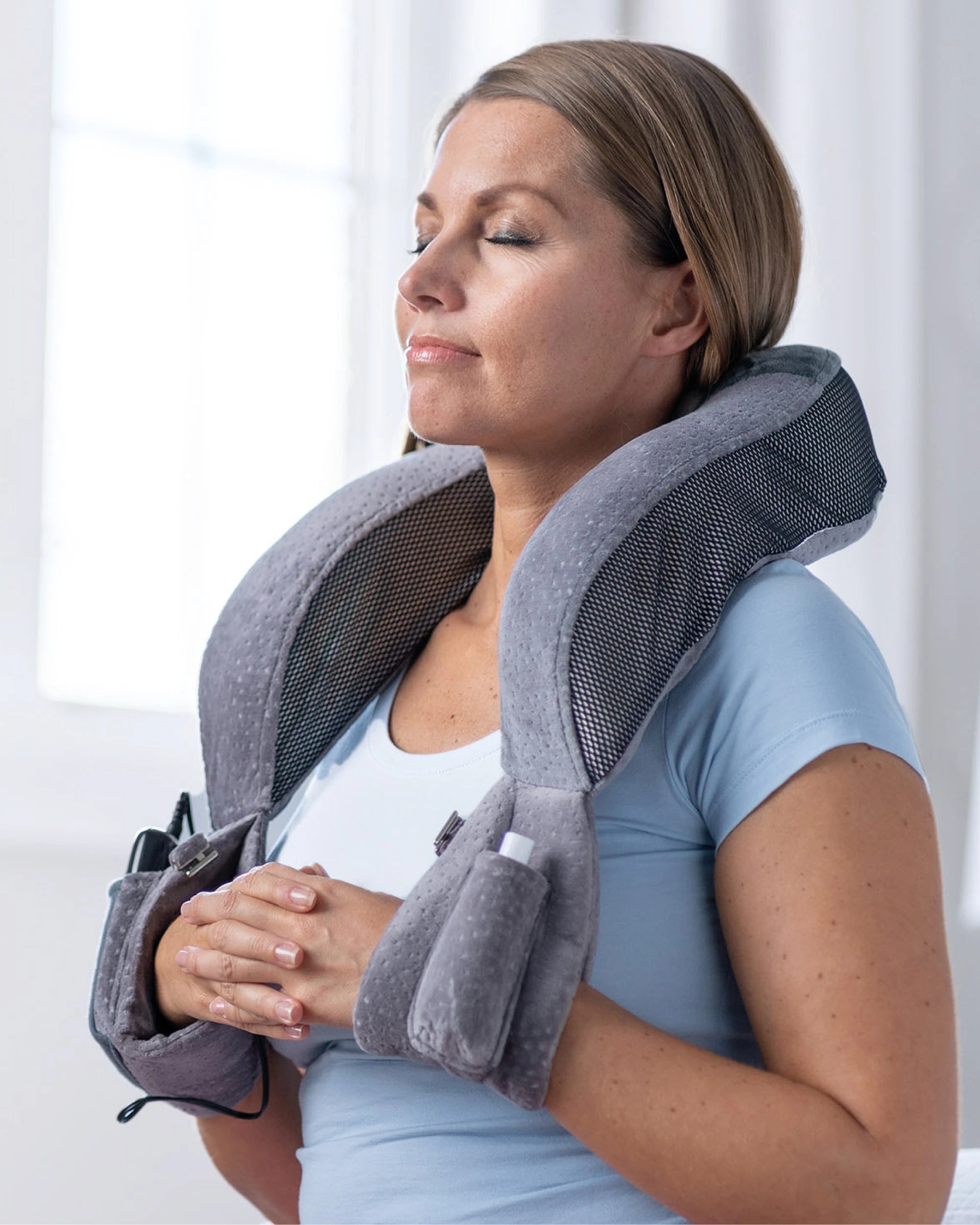 2 Dr Ho's Neck Pain Pro TENS + EMS Massage Device For Neck and Shoulders, 2 of 7