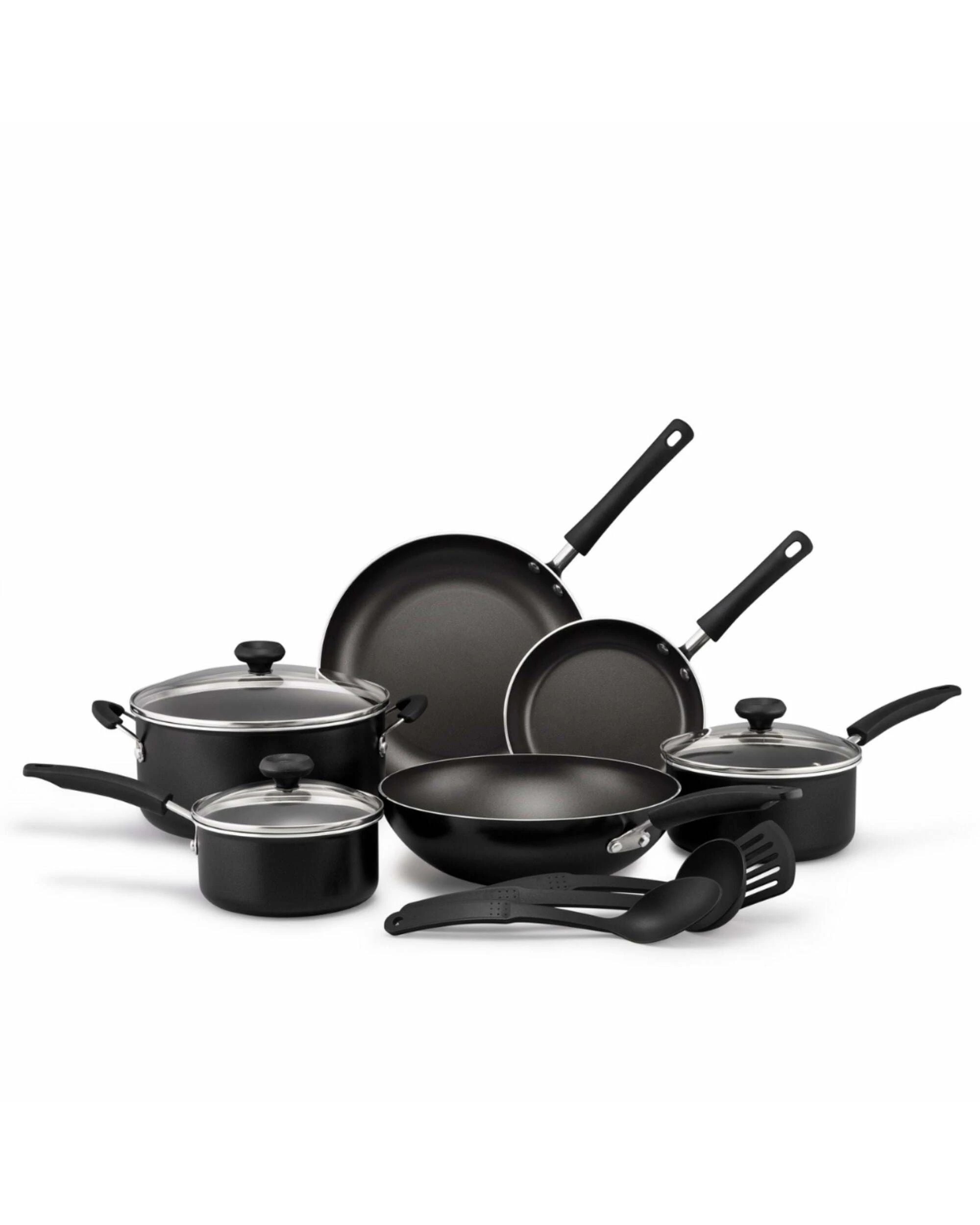 1 RACO Prime Nonstick 6 Piece Cookware Set + 3 Bonus Tools - Black, 1 of 2