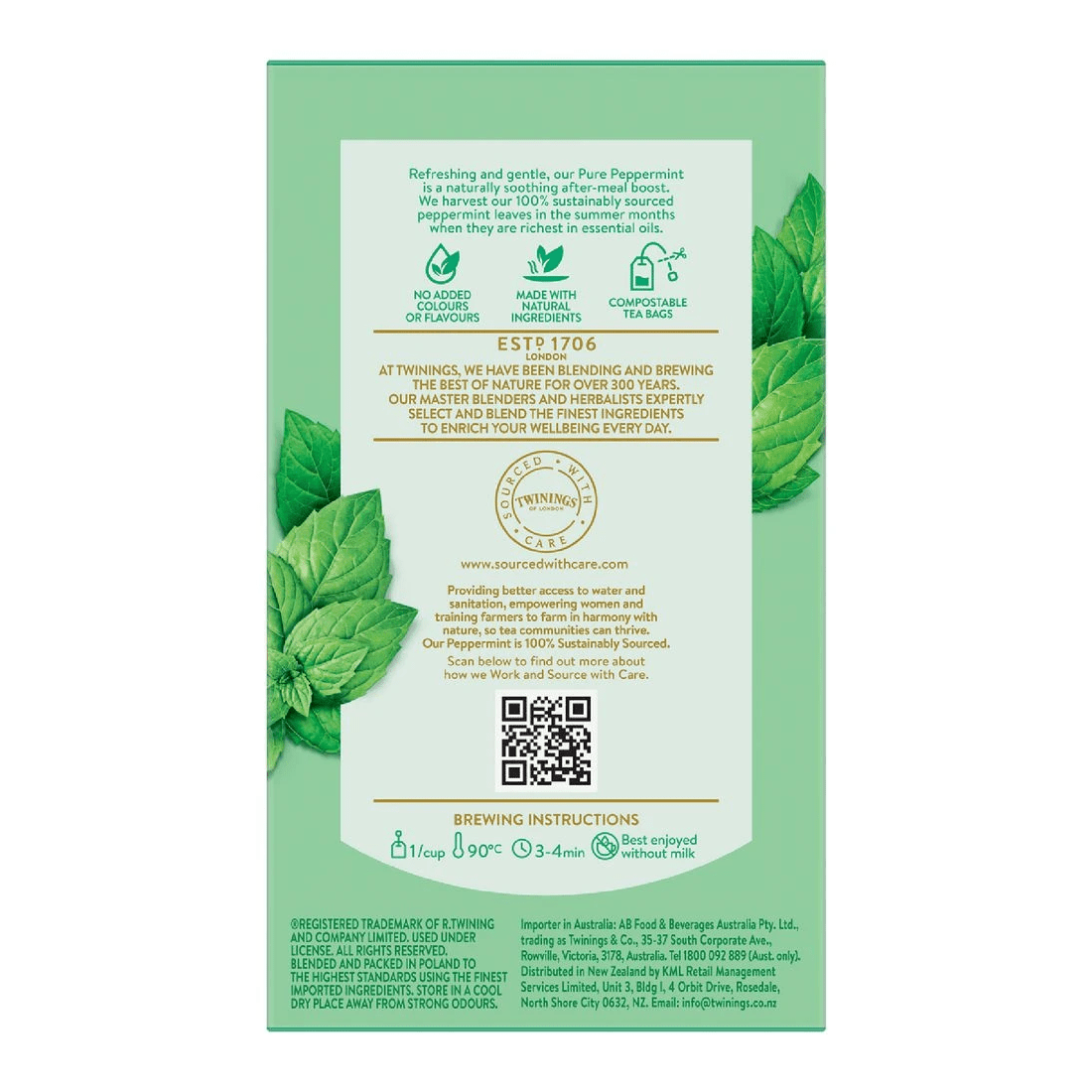 3 Twinings Pure Peppermint Tea 40 Pack, 3 of 4