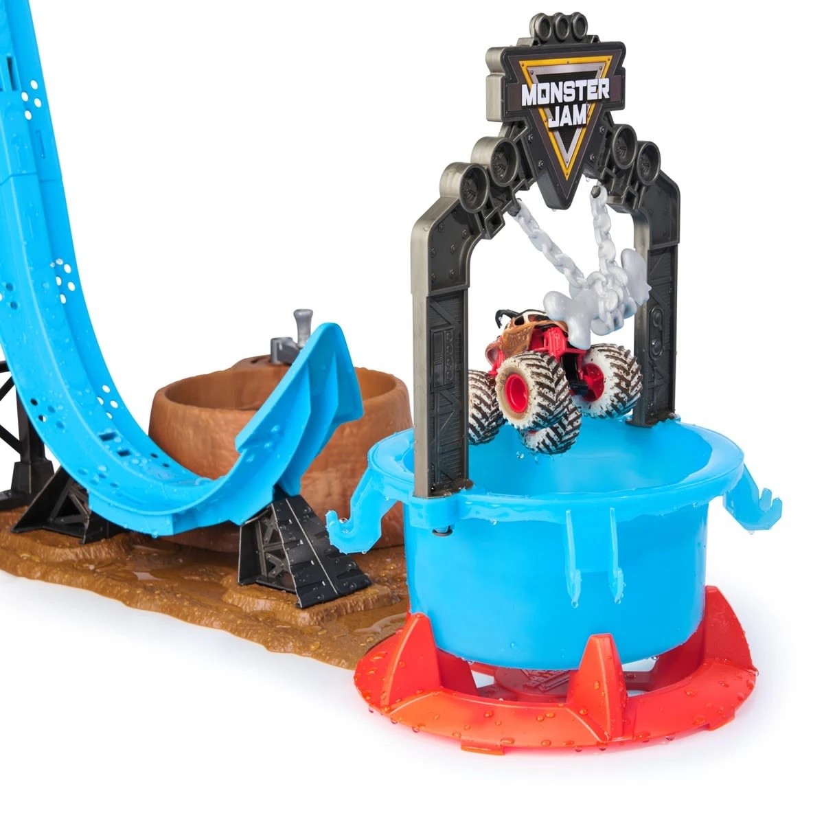 6 Monster Jam Mud Blasters Monster Mutt Dalmatian Dunk Tank Playset, 6 of 8
