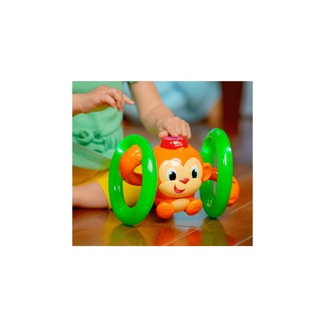 5 Bright Starts Roll And Glow Monkey Interactive Lights And Sounds Toy 6 Months - Multi, 5 of 5