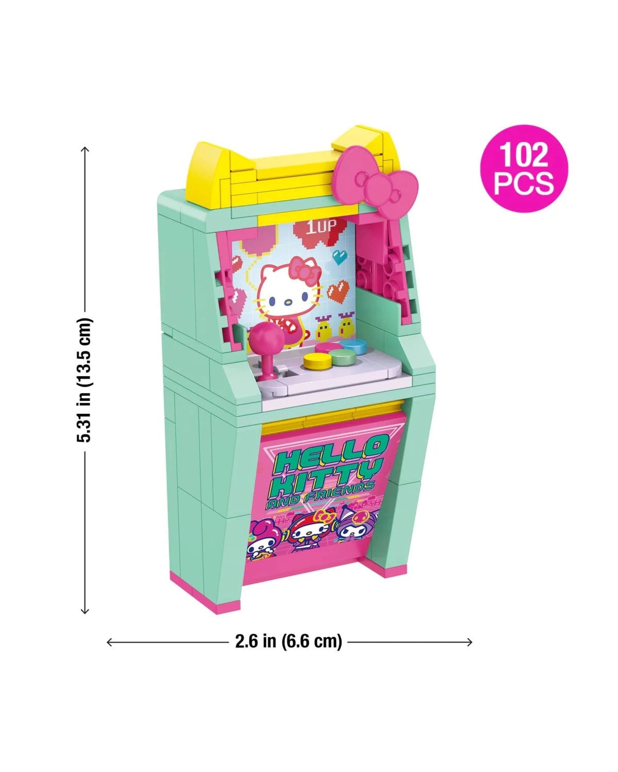 5 Brickcraft Hello Kitty and Friends Hello Kitty Arcade Building Set 102 Pieces, 5 of 7