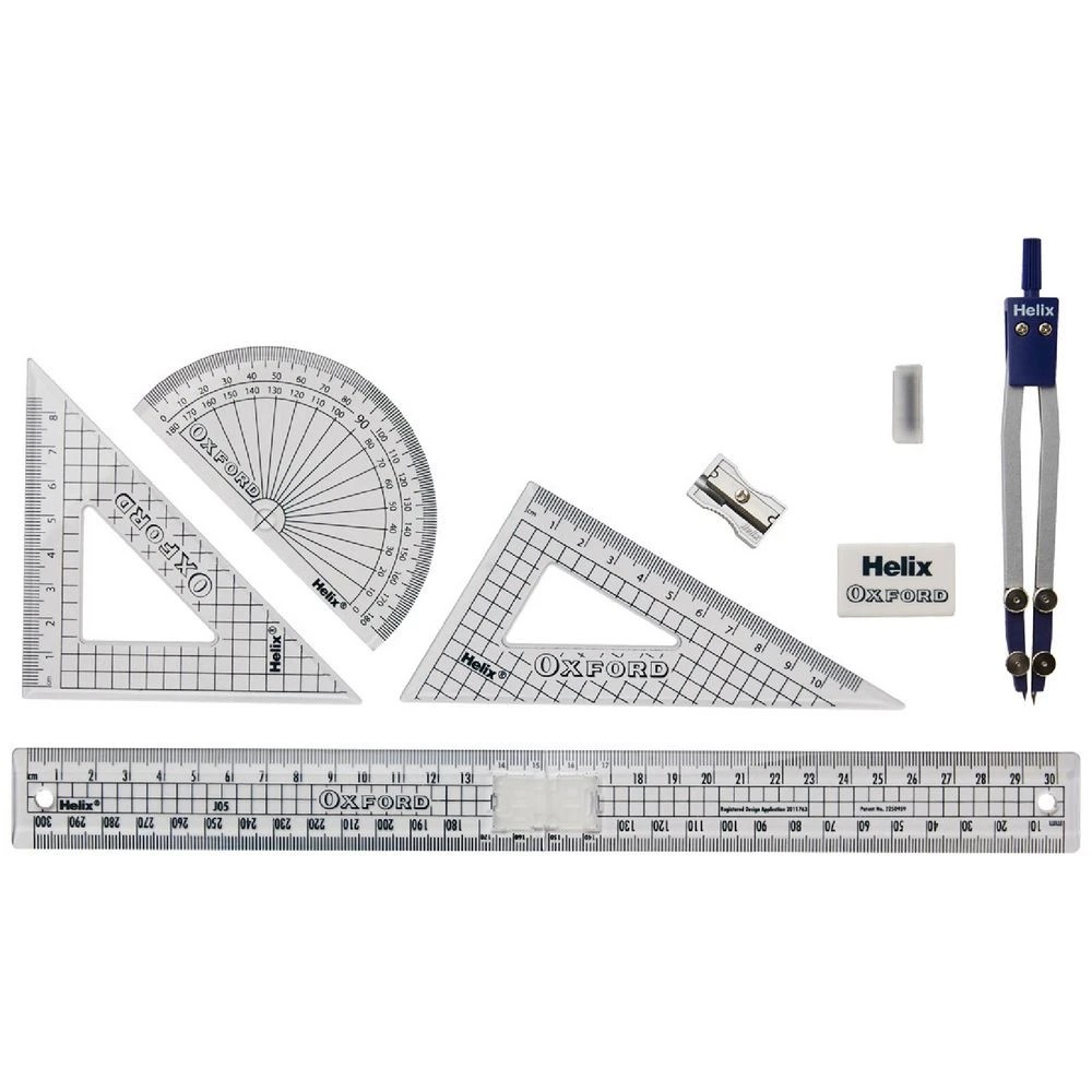 1 Helix Oxford Advanced 8 Piece Math Set, 1 of 5