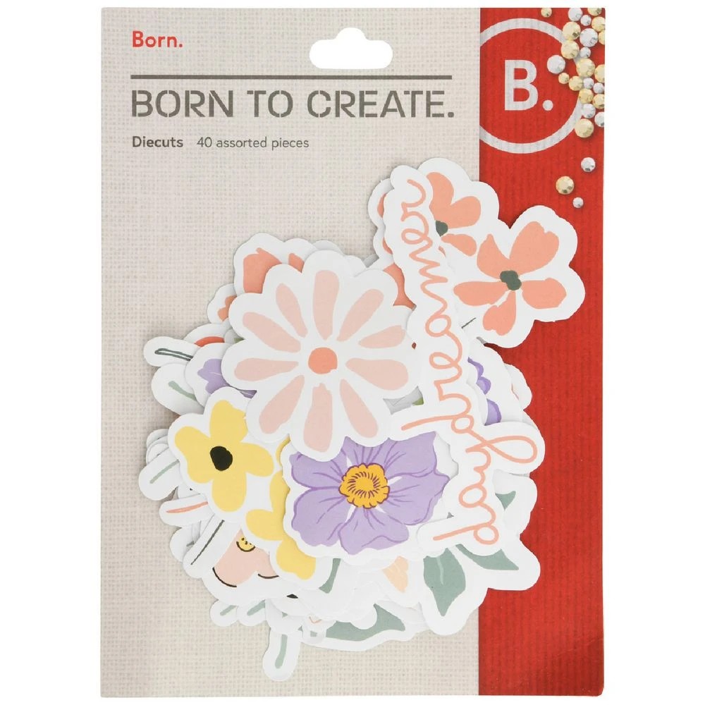 1 Born Die Cuts Floral, 1 of 2