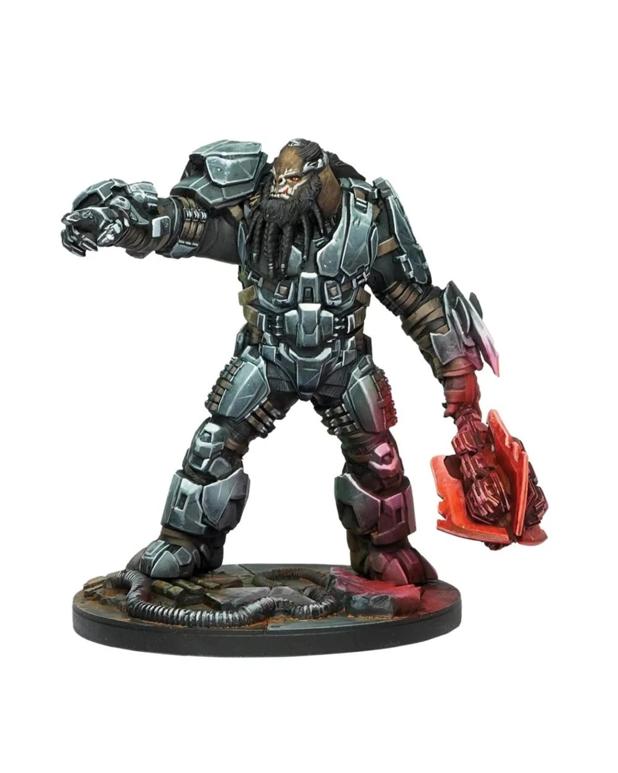 2 Halo Flashpoint Tactical Miniatures Game Atriox Warmaster of the Banished, 2 of 3