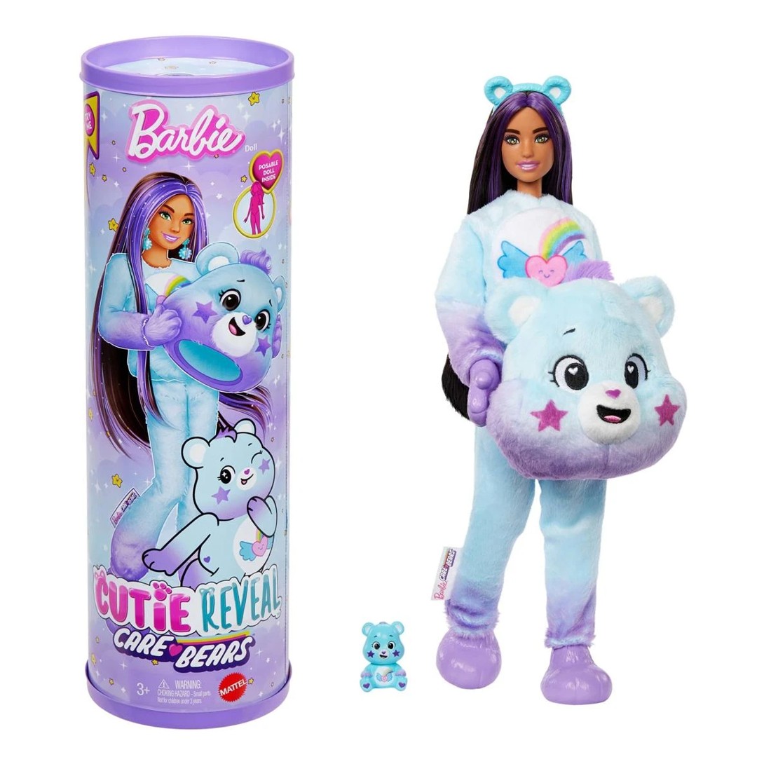 4 Barbie Cutie Reveal Care Bears Doll Playset - Assorted, 4 of 7