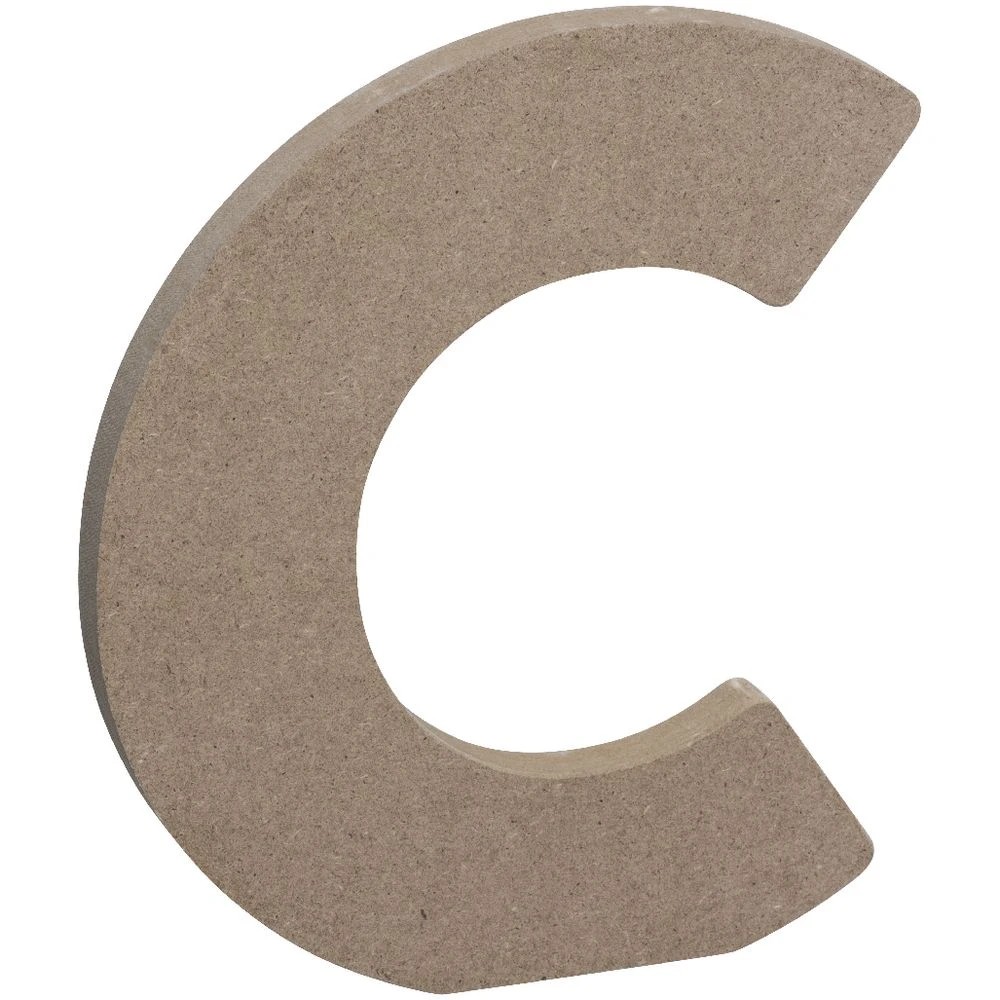 3 Born Wooden Alphabet Letter C 20cm, 3 of 3