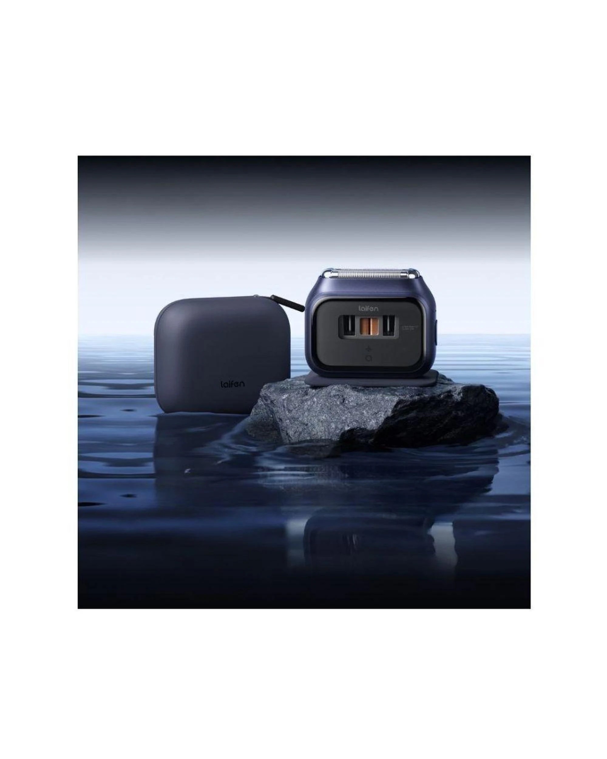 3 Laifen P3 Pro Giftbox Electric Shaver Royal Blue Triple Blade USB C, 3 of 3