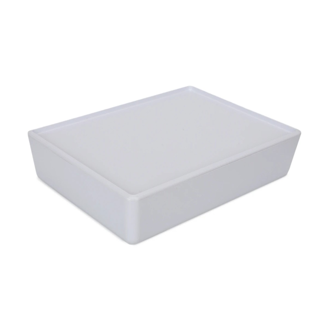 7 6L Smooth and Shiny Plastic Tub - White, 7 of 7