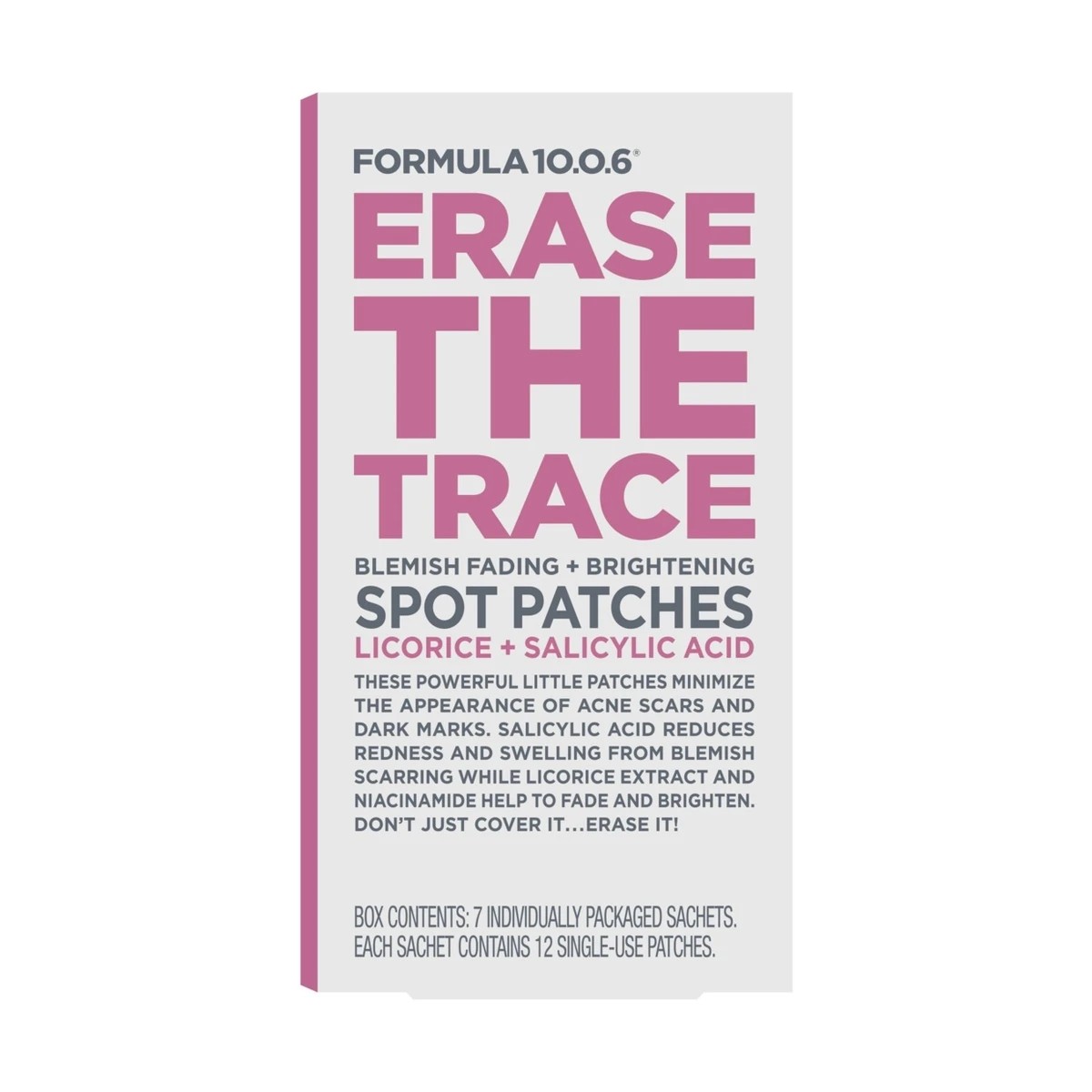 2 Formula 10.0.6 Erase The Trace Spot Patches - Salicylic Acid & Licorice, 2 of 2