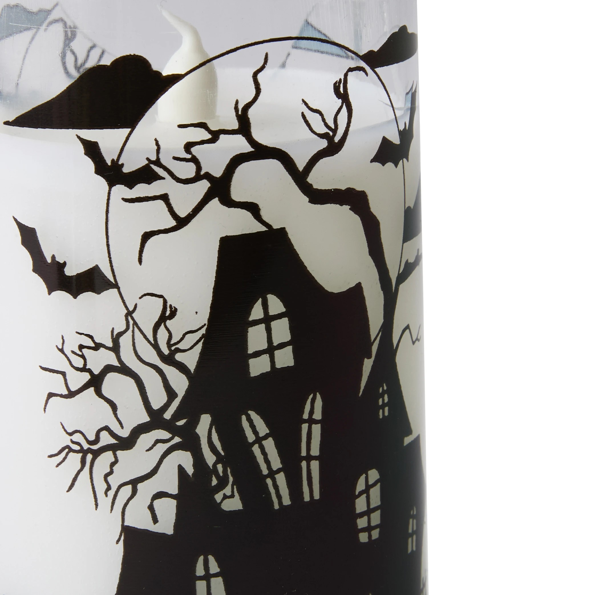 6 LED Halloween Haunted Scene Candle Set, 6 of 10