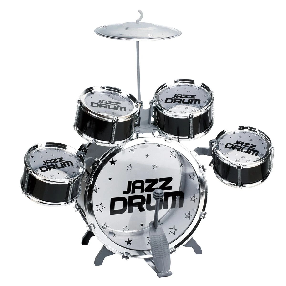 1 Ausway Children Drum Play Set with Stool & Drumsticks Kids Educational Preschool, 1 of 7