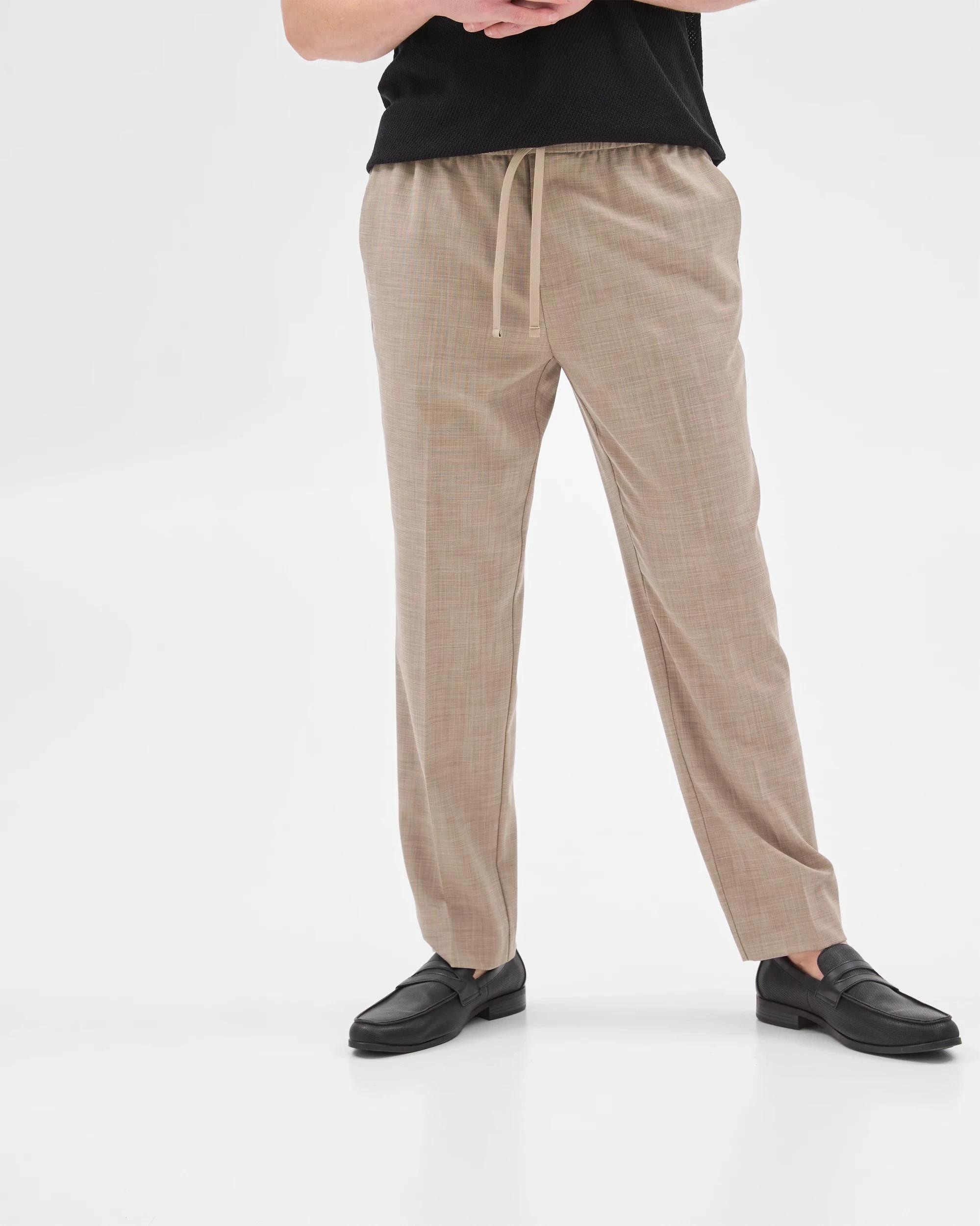 10 Elasticated Waist Pants - Preview TAN MARLE, 10 of 10