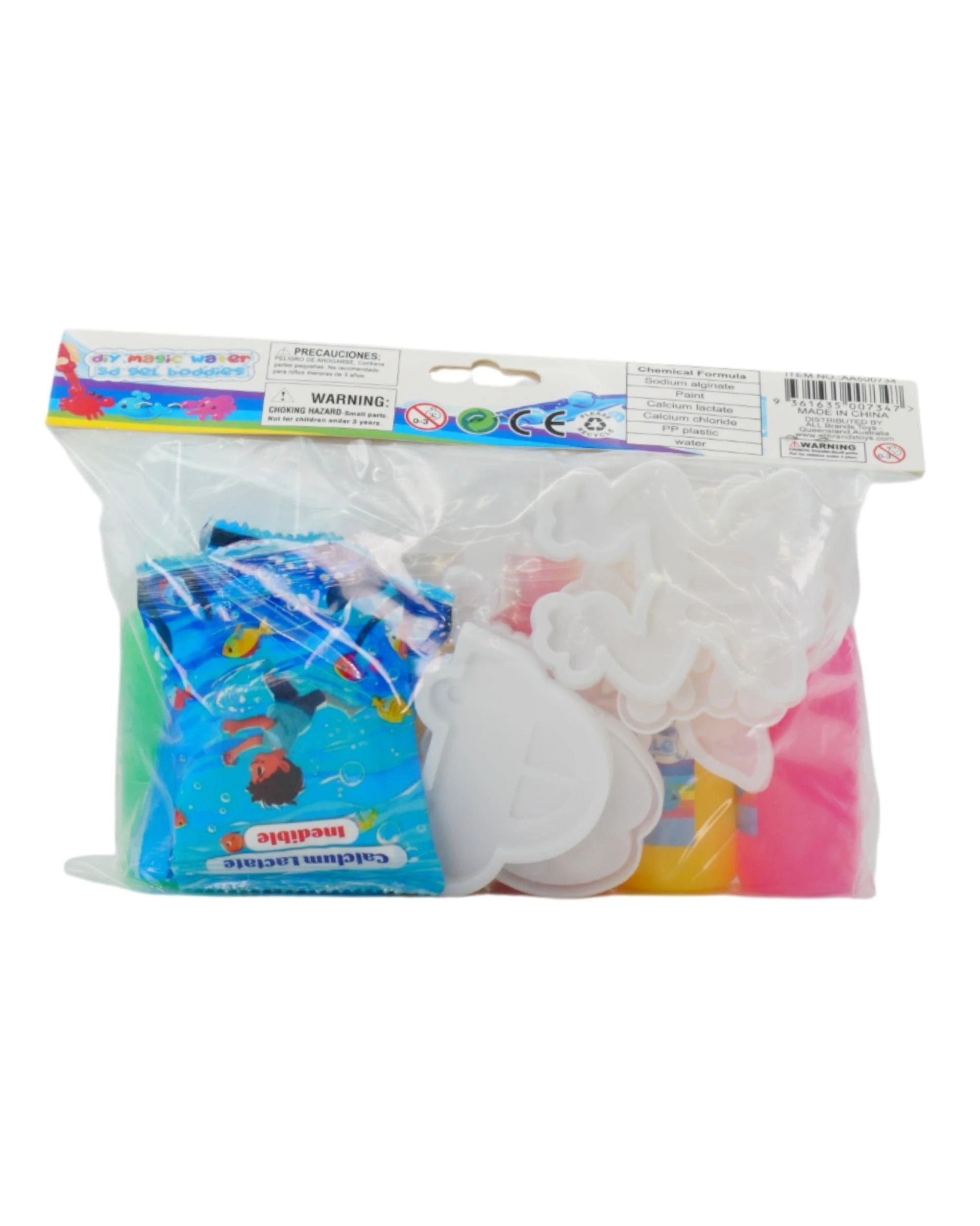 4 DIY Magic Water 3D Gel Buddies 14 Piece Refill Pack, 4 of 4