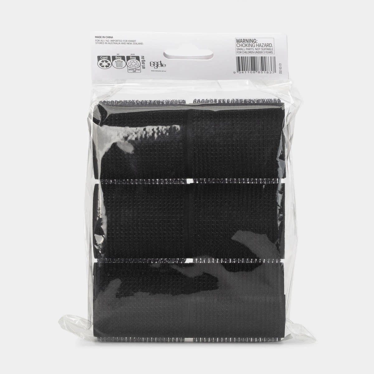 5 6 Pack Soft Sleep In Rollers - Black, 5 of 5