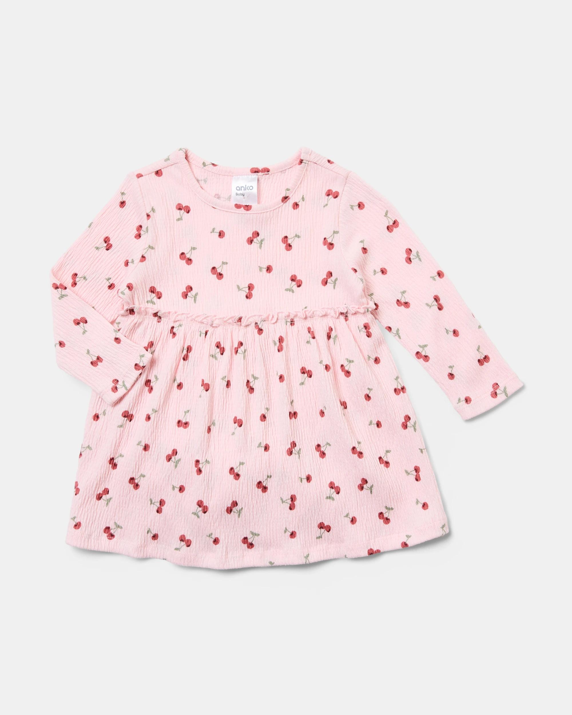 1 All Over Print Bodysuit Dress Pnk Chrry, 1 of 4