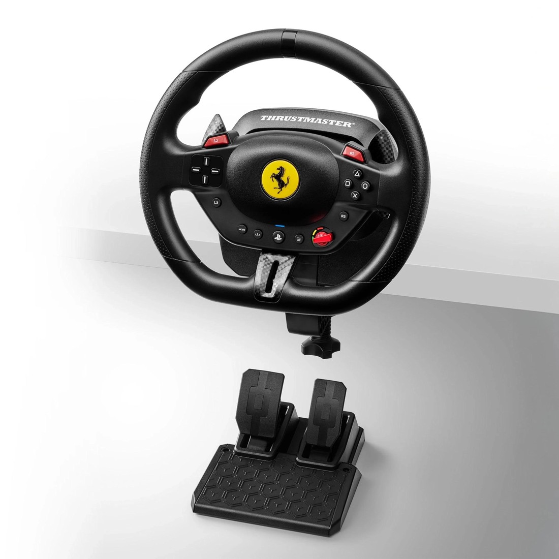 5 Thrustmaster T98-P Ferrari 296 GTB Racing Wheel For Playstation & PC - Black, 5 of 6