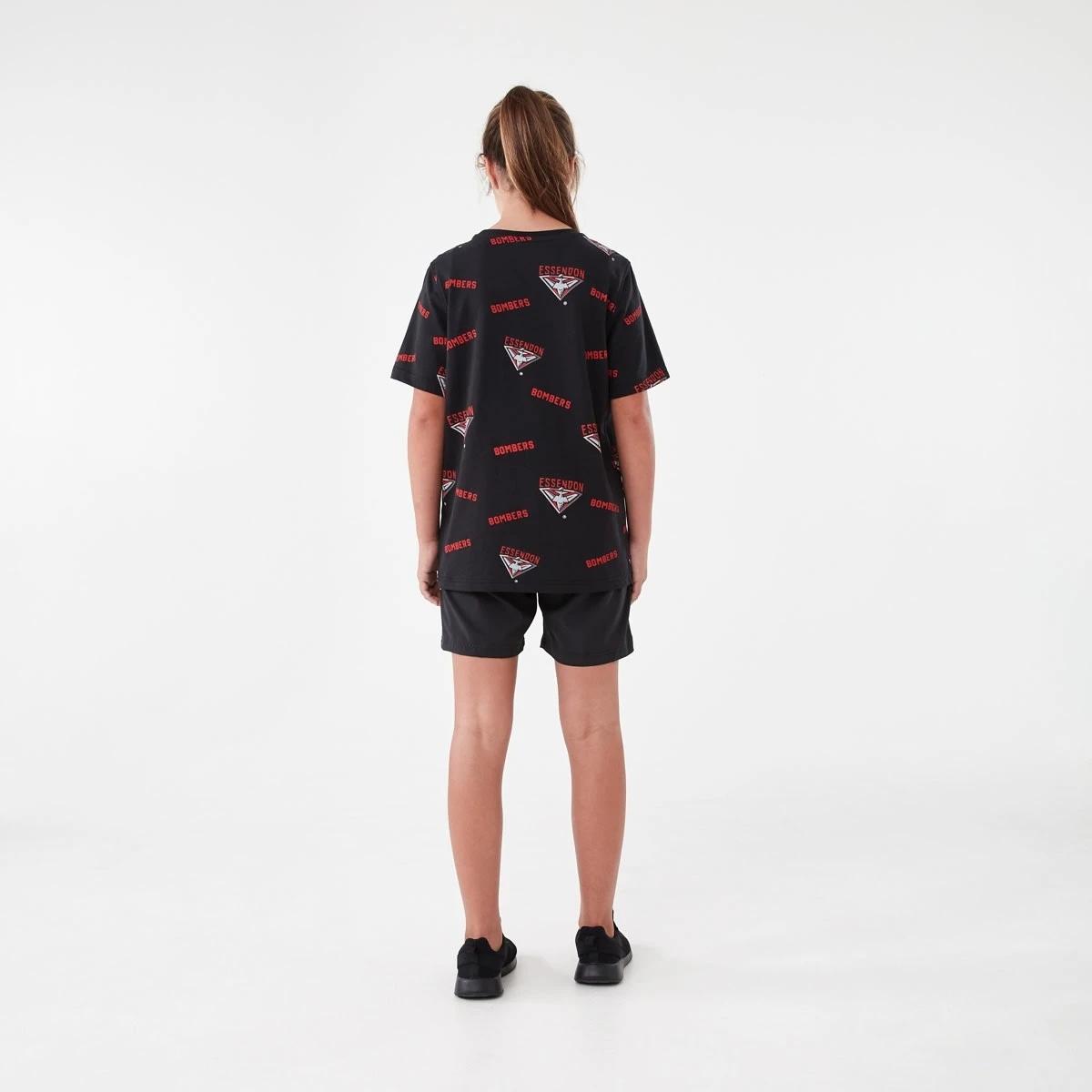 7 Official AFL Kids All Over Print T-shirt Essendon, 7 of 10