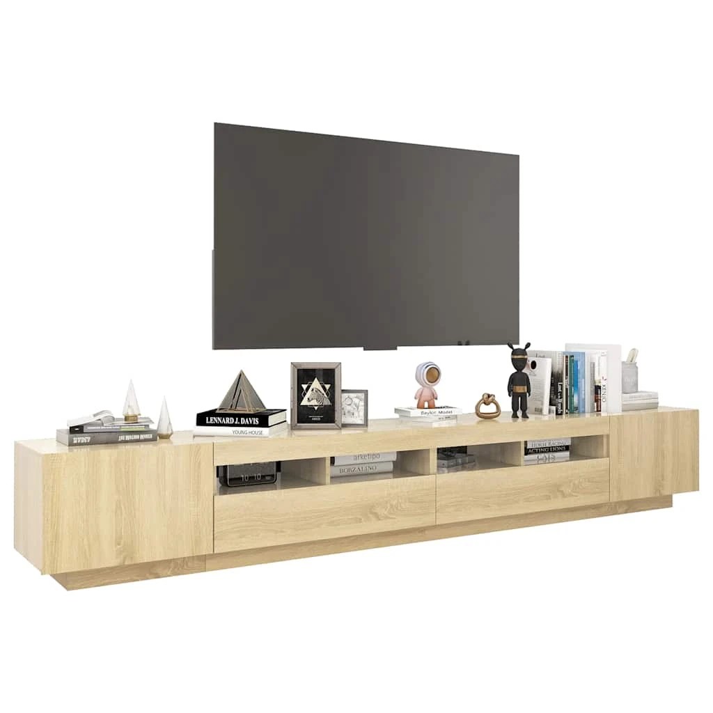 3 vidaXL Tv Cabinet Engineered Wood - Brown, 3 of 7