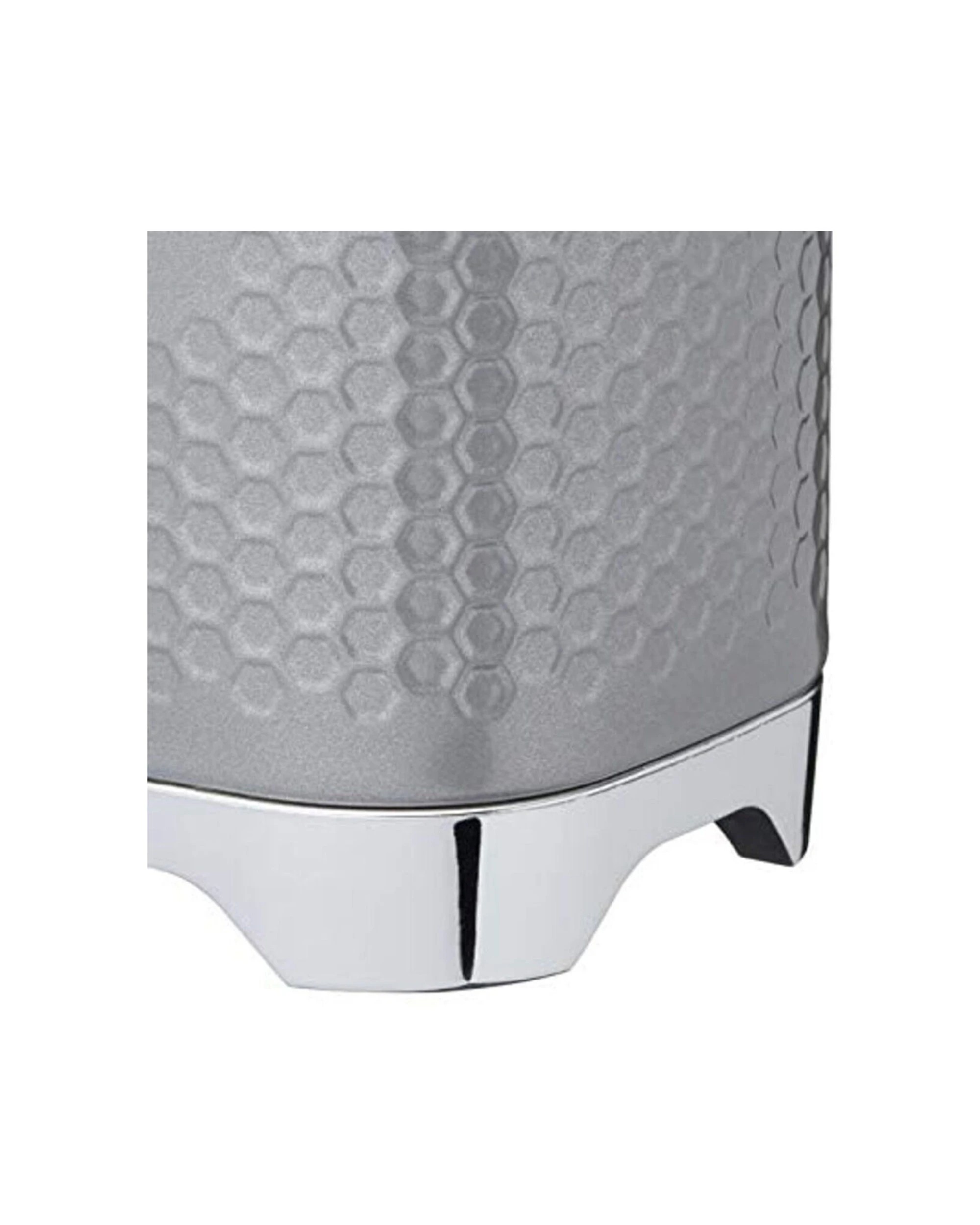 5 Kitchen Craft Lovello Geometric Textured Retro Tea Canister 19cm Shadow - Grey, 5 of 7