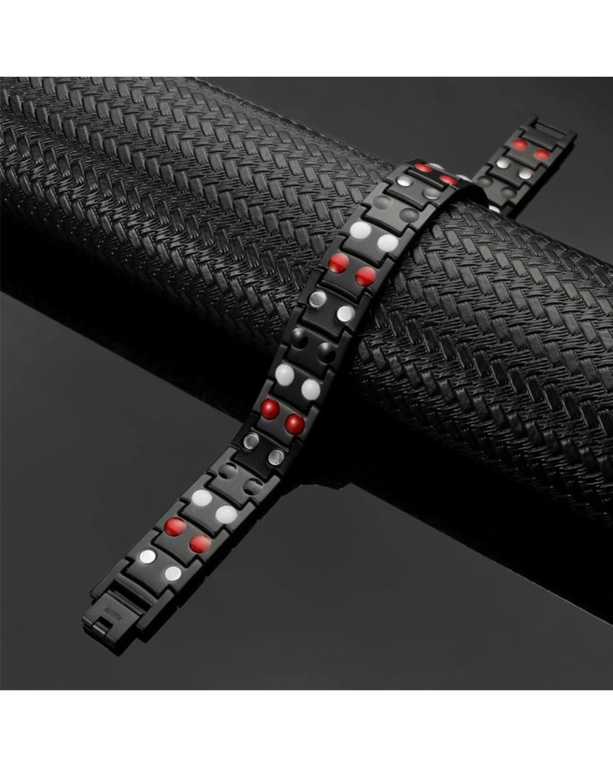 2 Activease Dick Wicks Titanium 4 Health Elements Bracelet One Size - Black - Black, 2 of 4