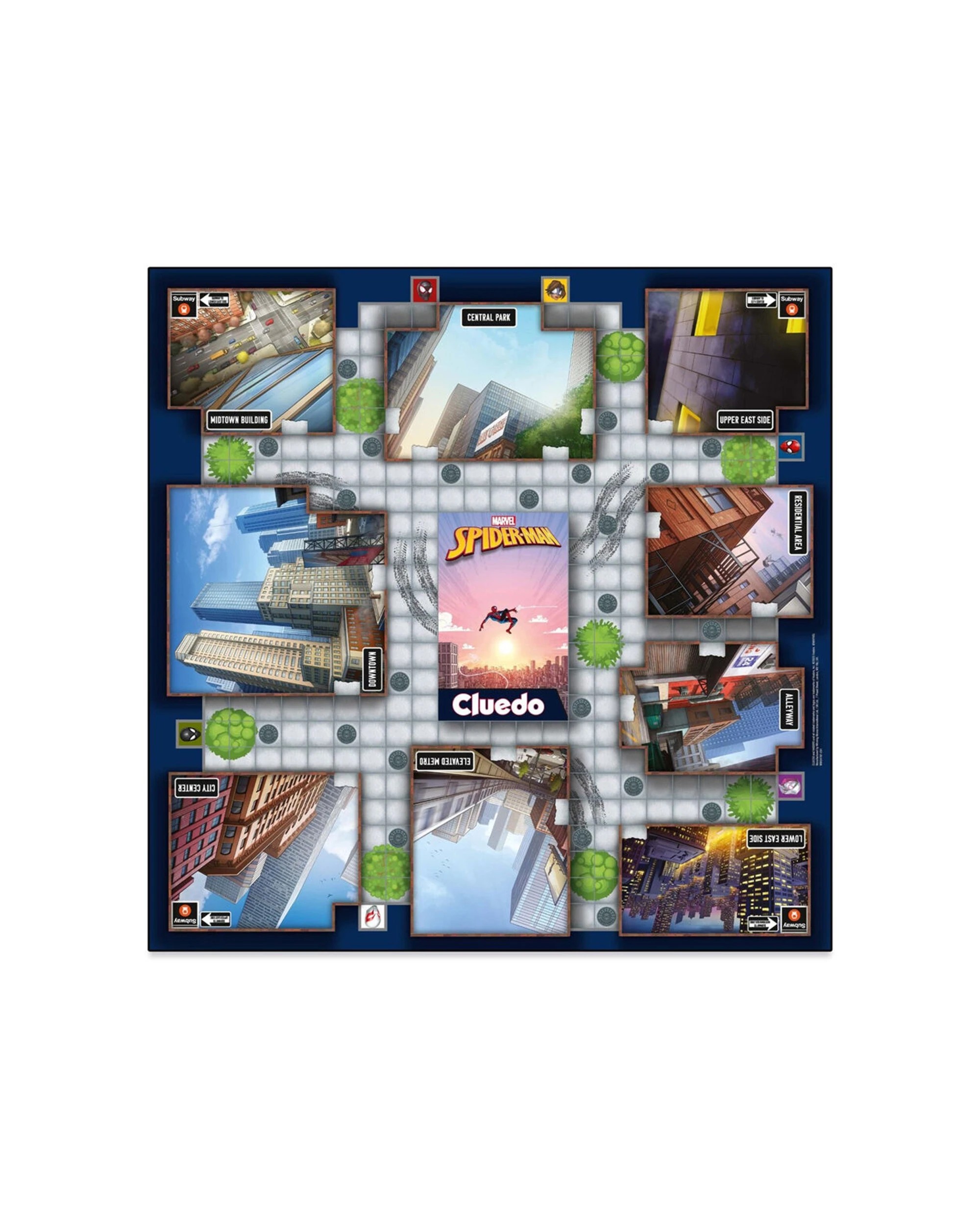 2 CLUEDO Spiderman Kids Children Classic Mystery Board Game - Multi, 2 of 4