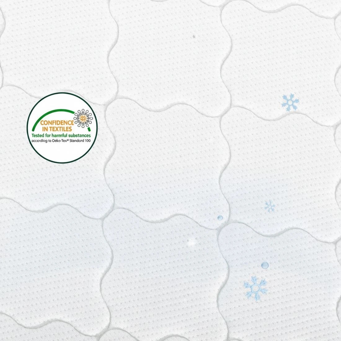 8 Giselle 25cm Memory Foam Mattress Dual Layer Zipper Cover Cool  Foam Mattresses Single - Single Bed - Green, 8 of 10