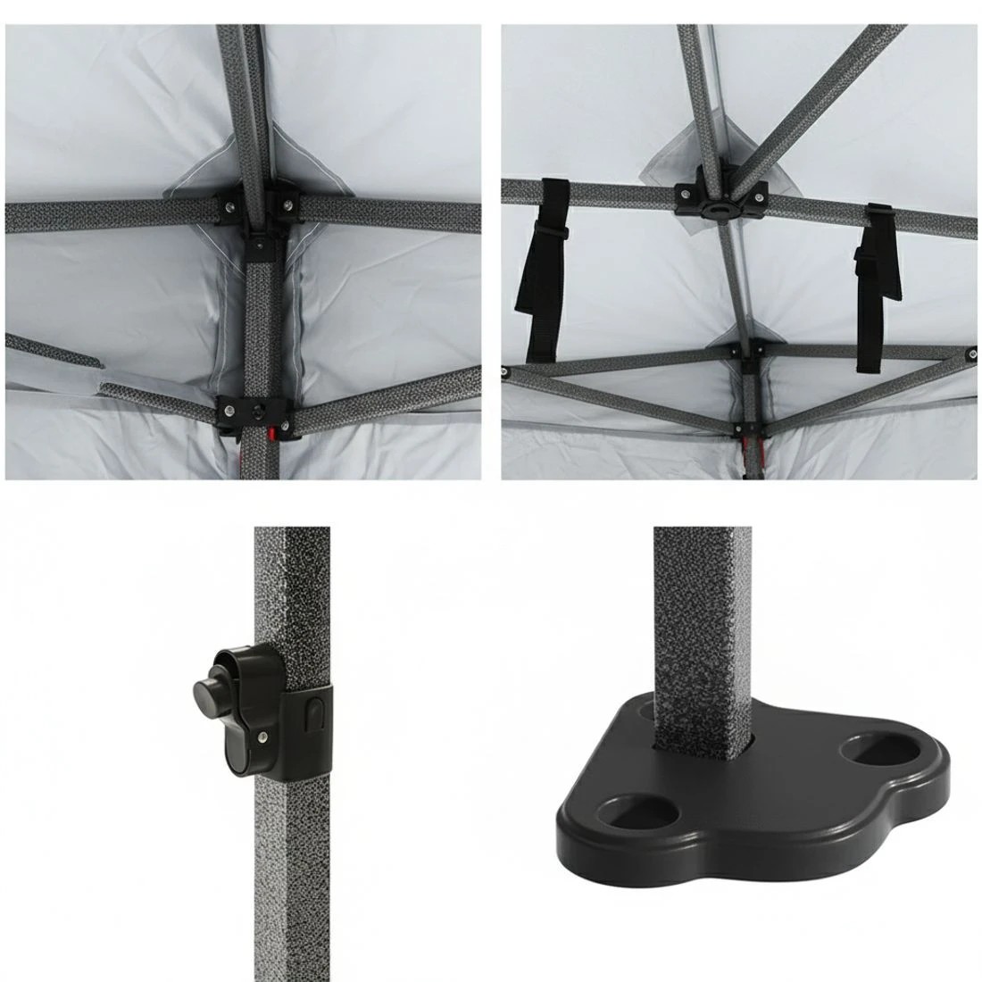 4 Instahut Gazebo Pop Up 3x4.5m w/Base Podx4 Marquee Folding Outdoor Wedding Camping - White, 4 of 6